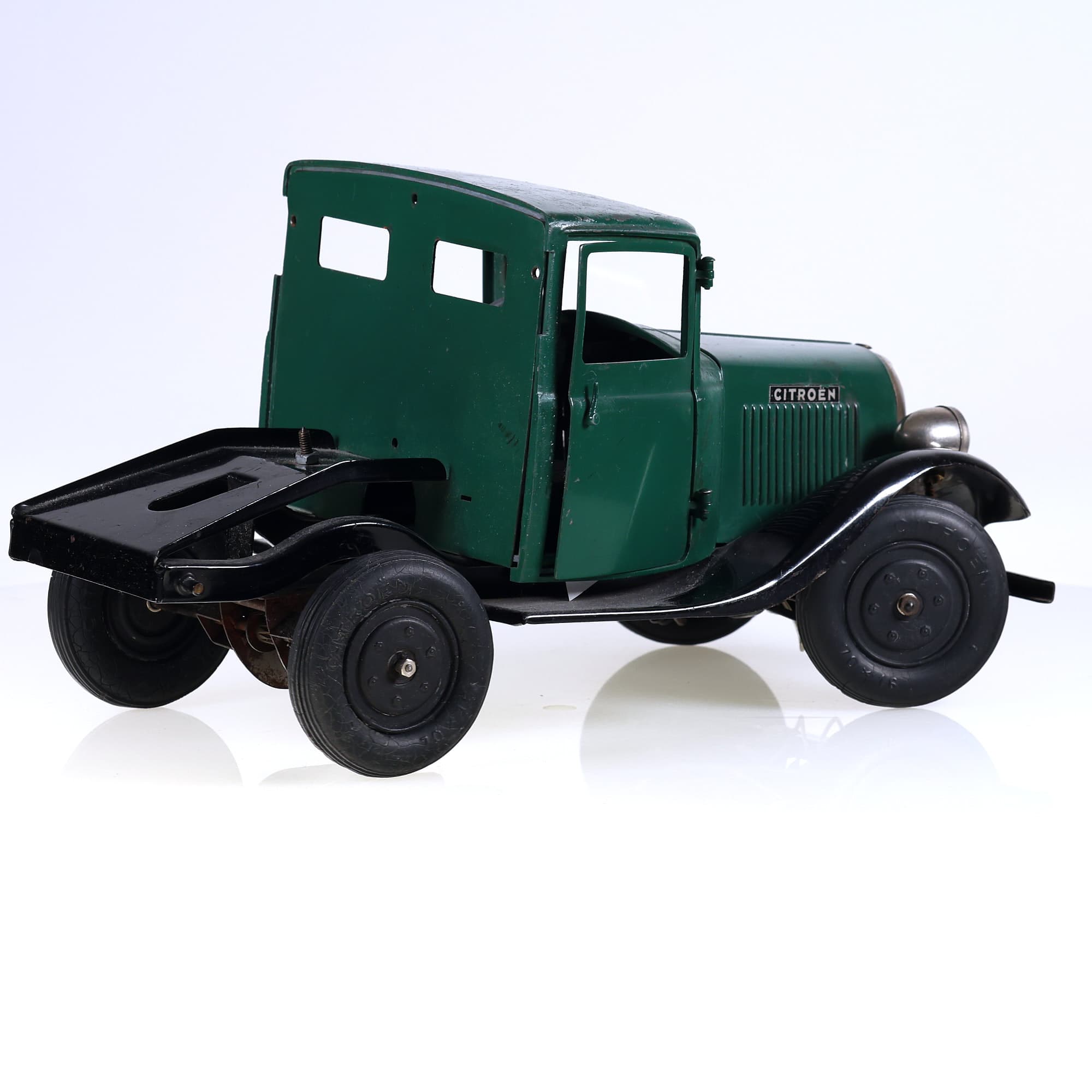 Jouet Citroën Citroën camion tracteur T23 1937/1939 32 cm Vert foncé Grade C — miniature 5