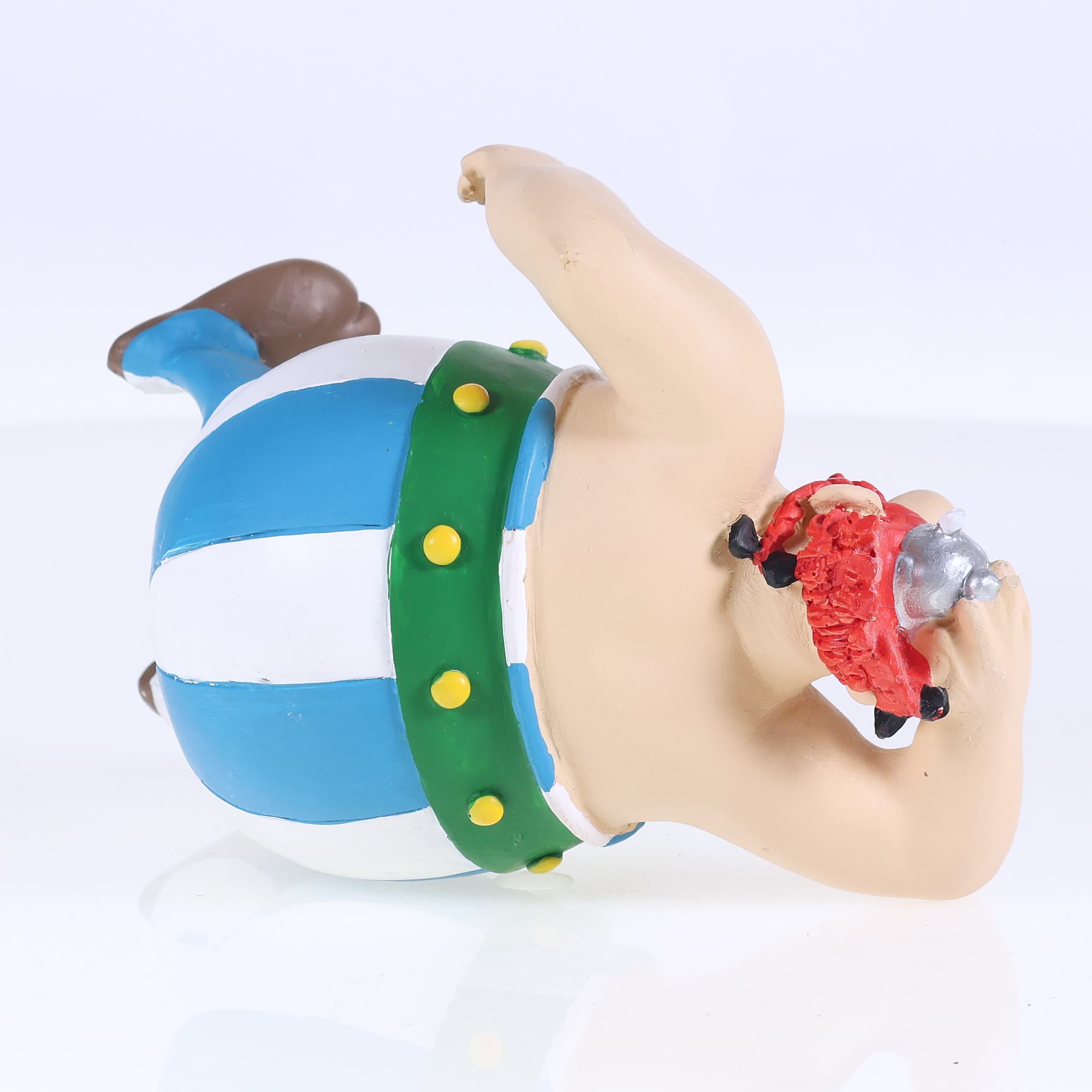 Plastoy - Figurine Obélix ( de la scène de la charette )  — miniature 3