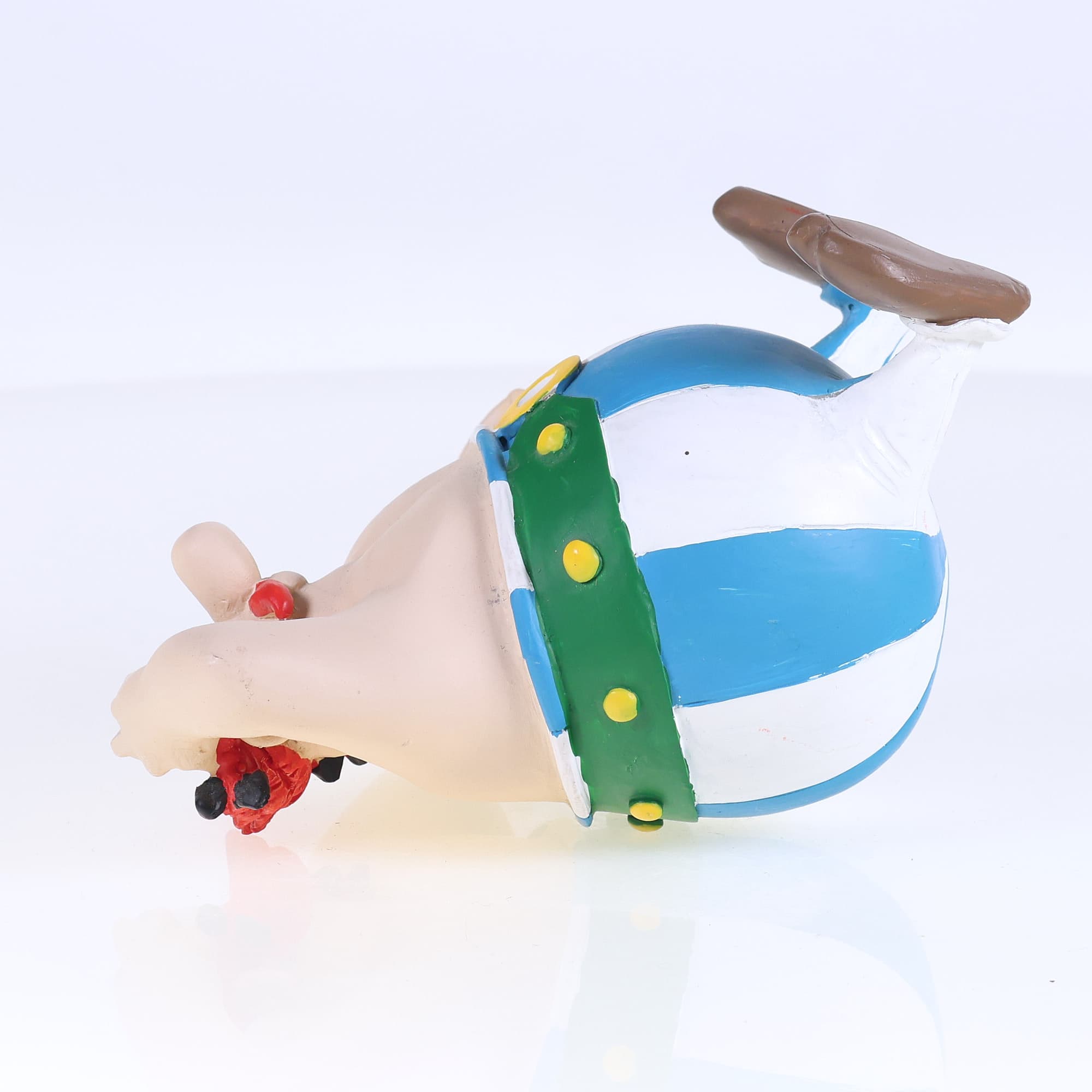 Plastoy - Figurine Obélix ( de la scène de la charette )  — miniature 4