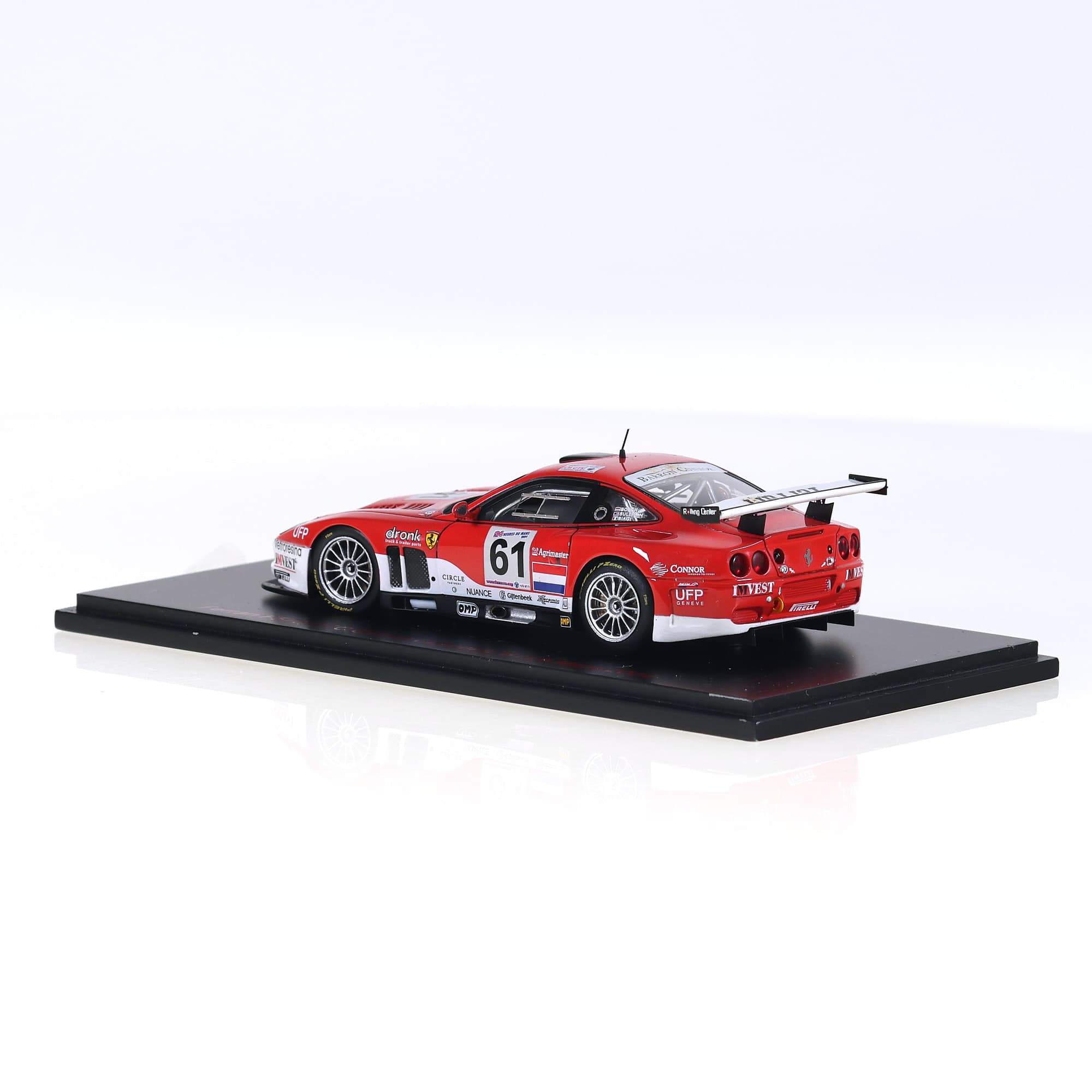 Redline RL029 Ferrari F575 - Maranello Barron - LM 2004 #61 1/43  — miniature 3
