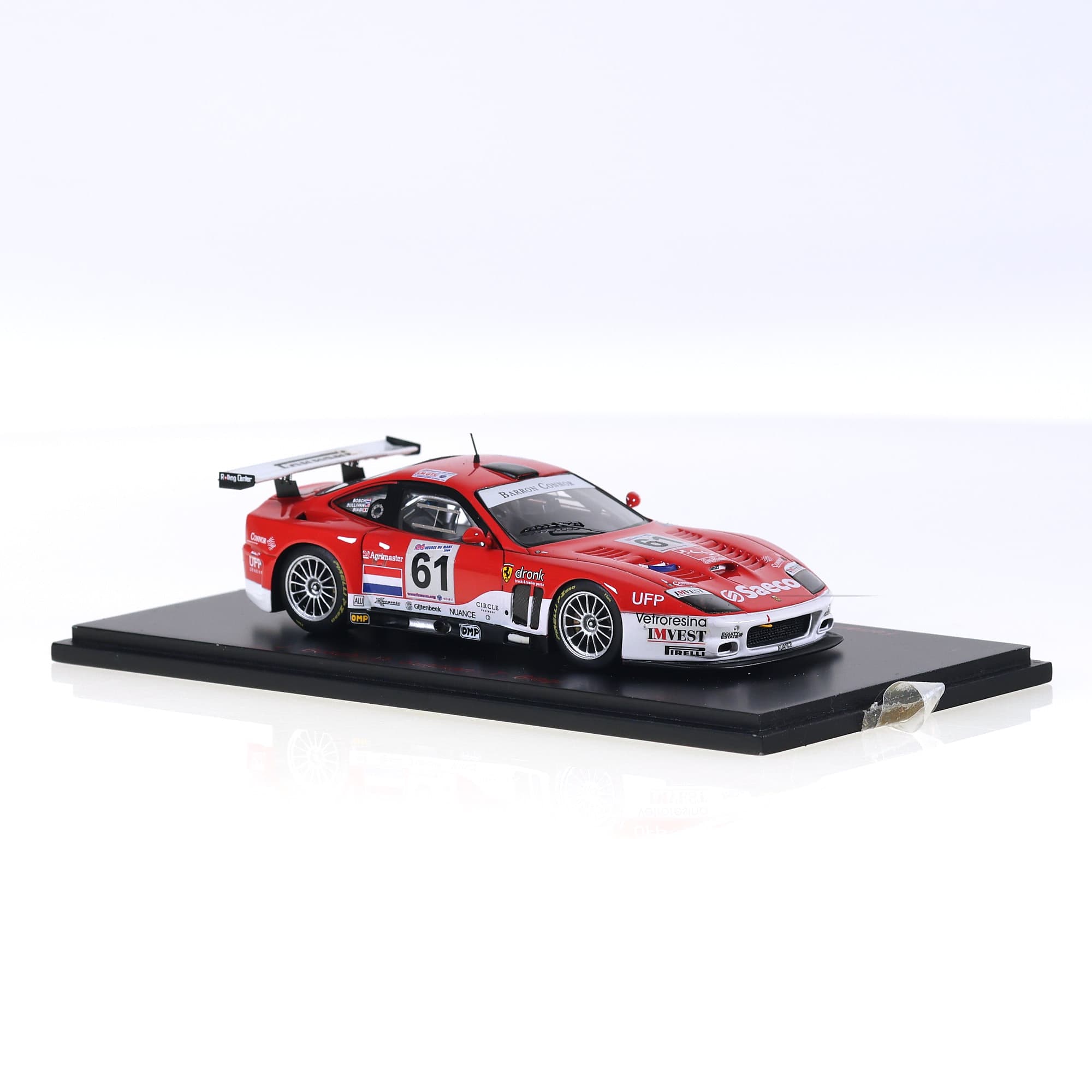 Redline RL029 Ferrari F575 - Maranello Barron - LM 2004 #61 1/43  — miniature 7