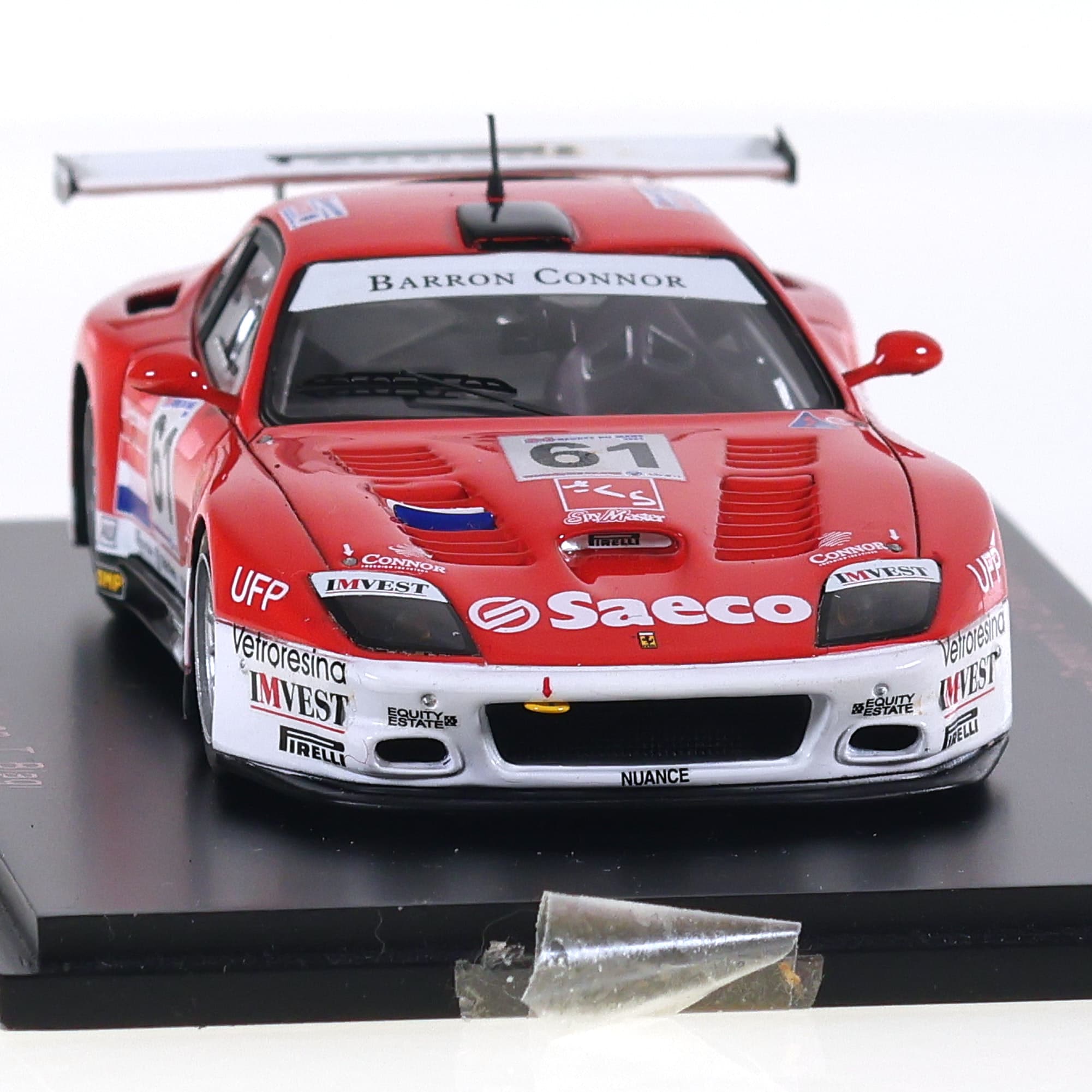 Redline RL029 Ferrari F575 - Maranello Barron - LM 2004 #61 1/43  — miniature 8