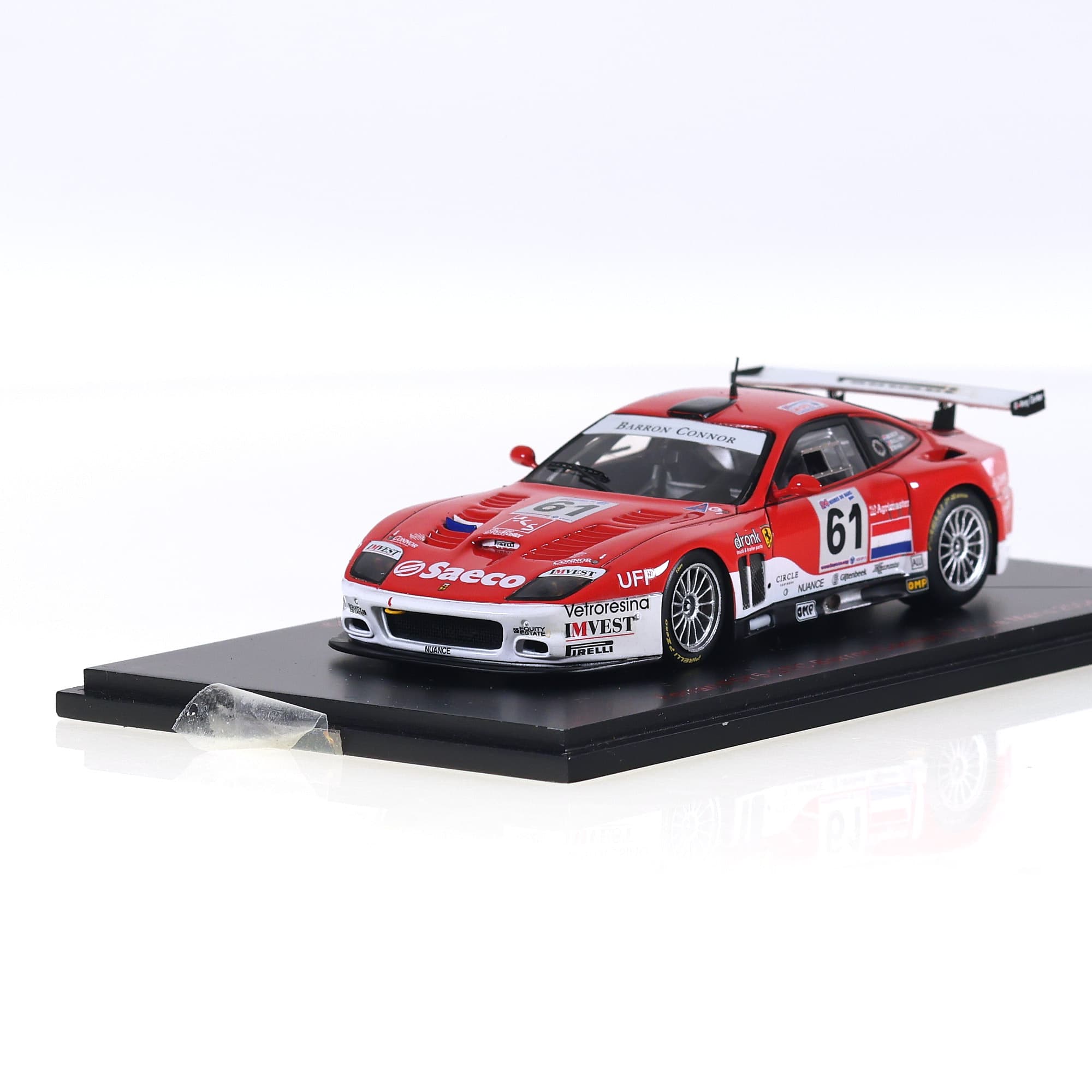 Redline RL029 Ferrari F575 - Maranello Barron - LM 2004 #61 1/43  — miniature 9