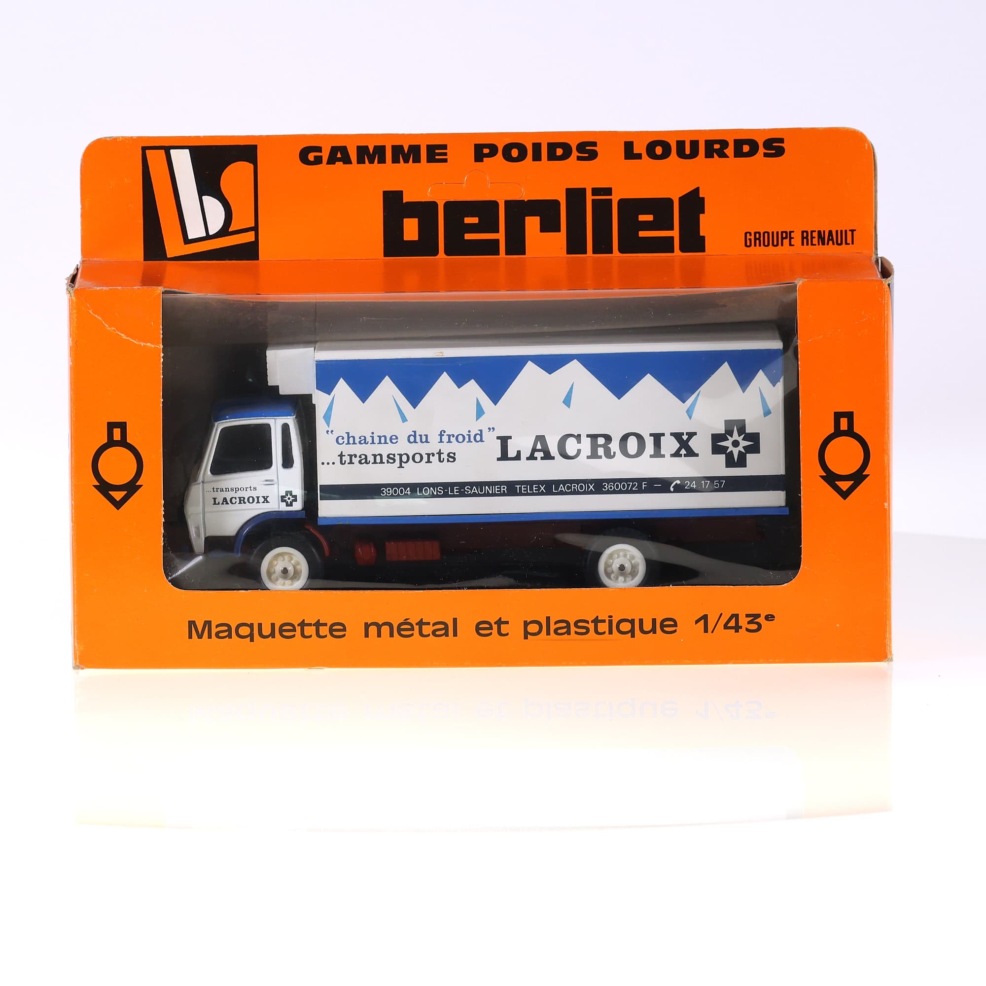 LBS Berliet GR190 Fourgon LACROIX 1977 1/43 avec boîte — miniature 11