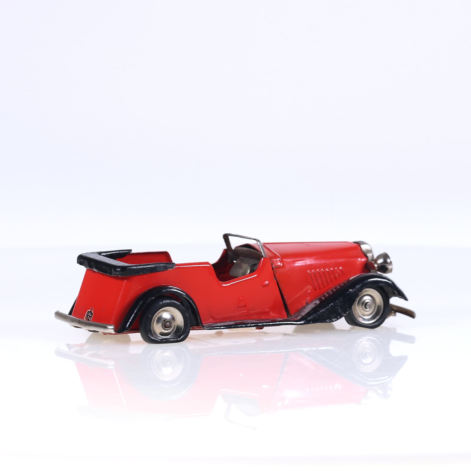 Tri-Ang Minic toys Vauxhall cabriolet 12,5 cm mécanique fonctionnelle — miniature 5