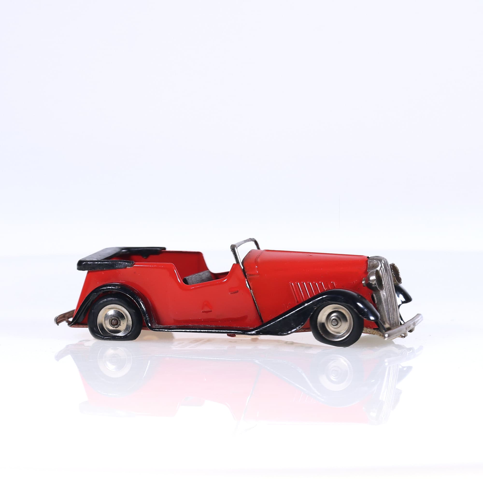 Tri-Ang Minic toys Vauxhall cabriolet 12,5 cm mécanique fonctionnelle — miniature 6