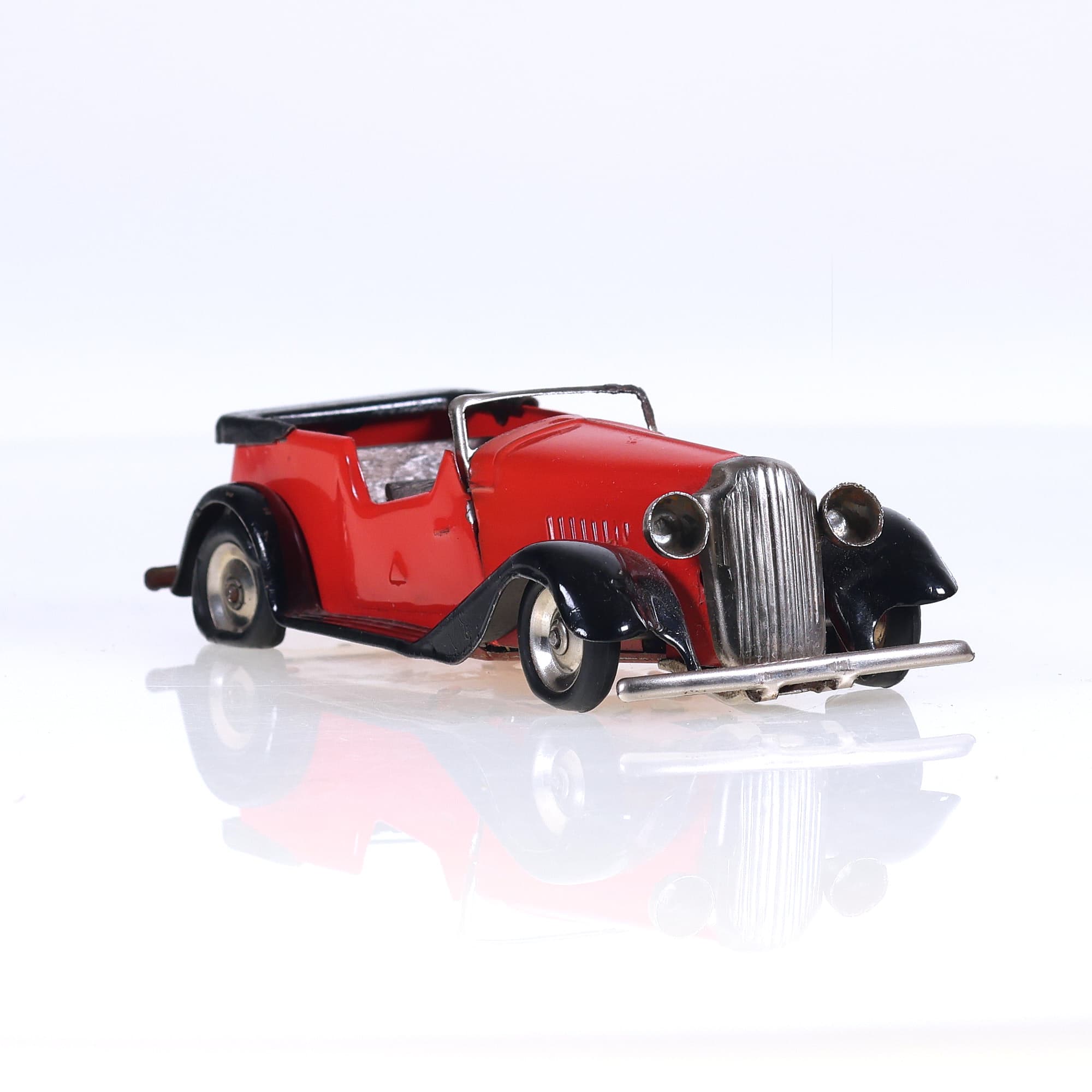 Tri-Ang Minic toys Vauxhall cabriolet 12,5 cm mécanique fonctionnelle — miniature 7