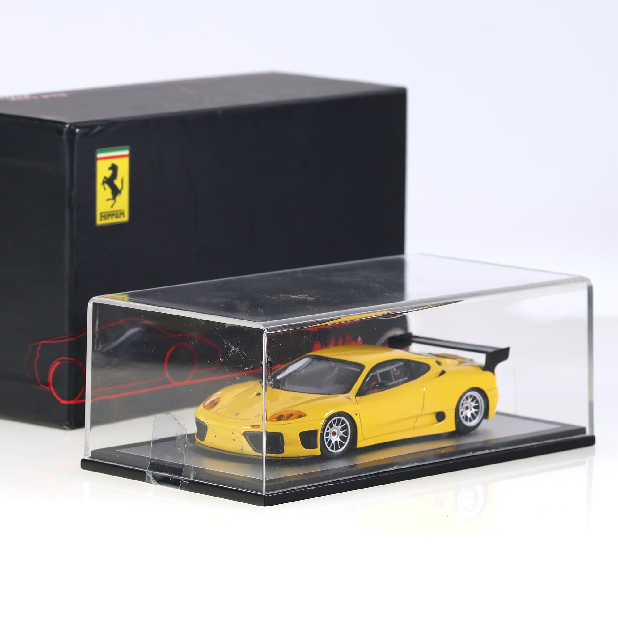 Redline RL019 Ferrari 360 GTC  Jaune avec boîte