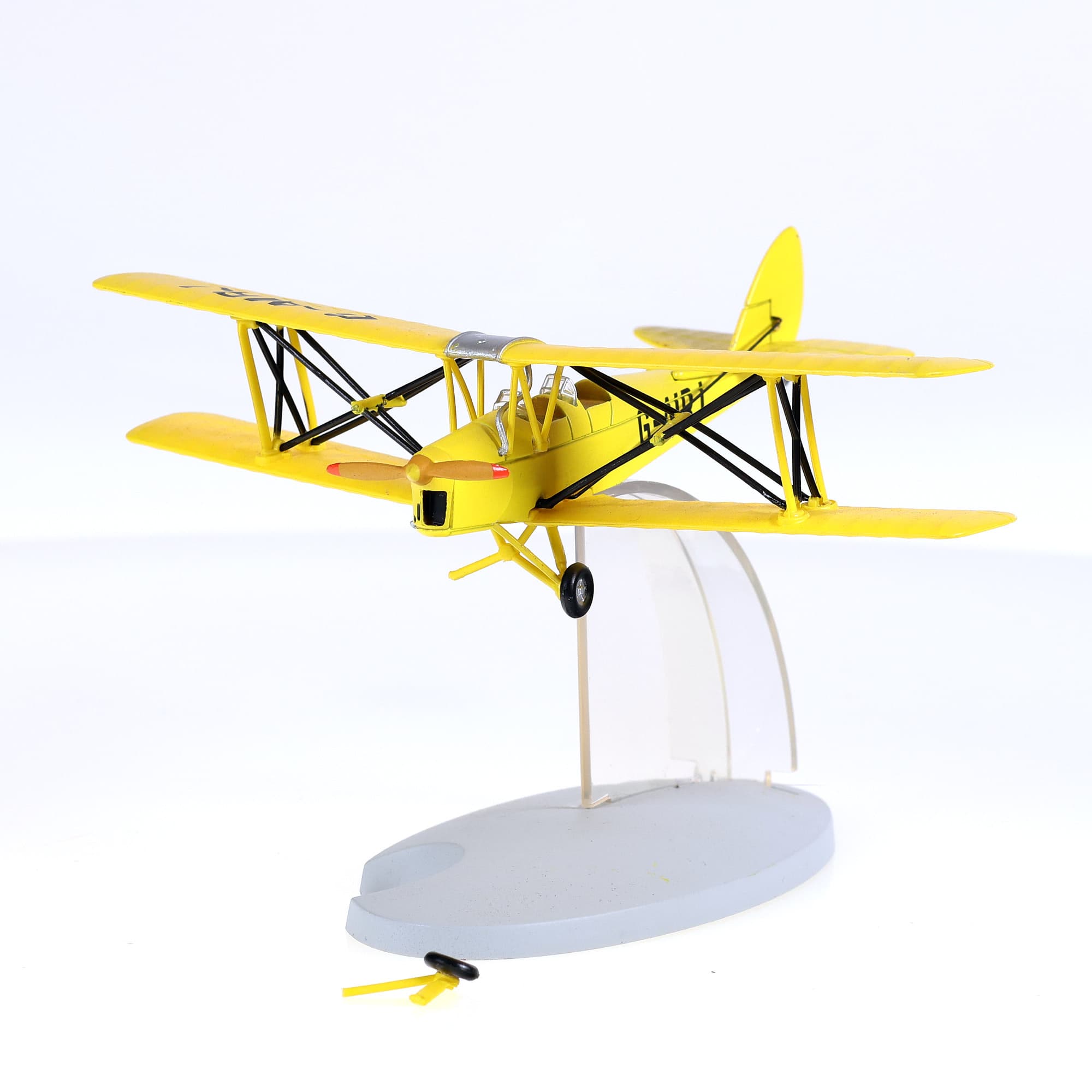 Hachette En Avion Tintin - Le biplan jaune - L'Ile Noire 1/60  — photo 1