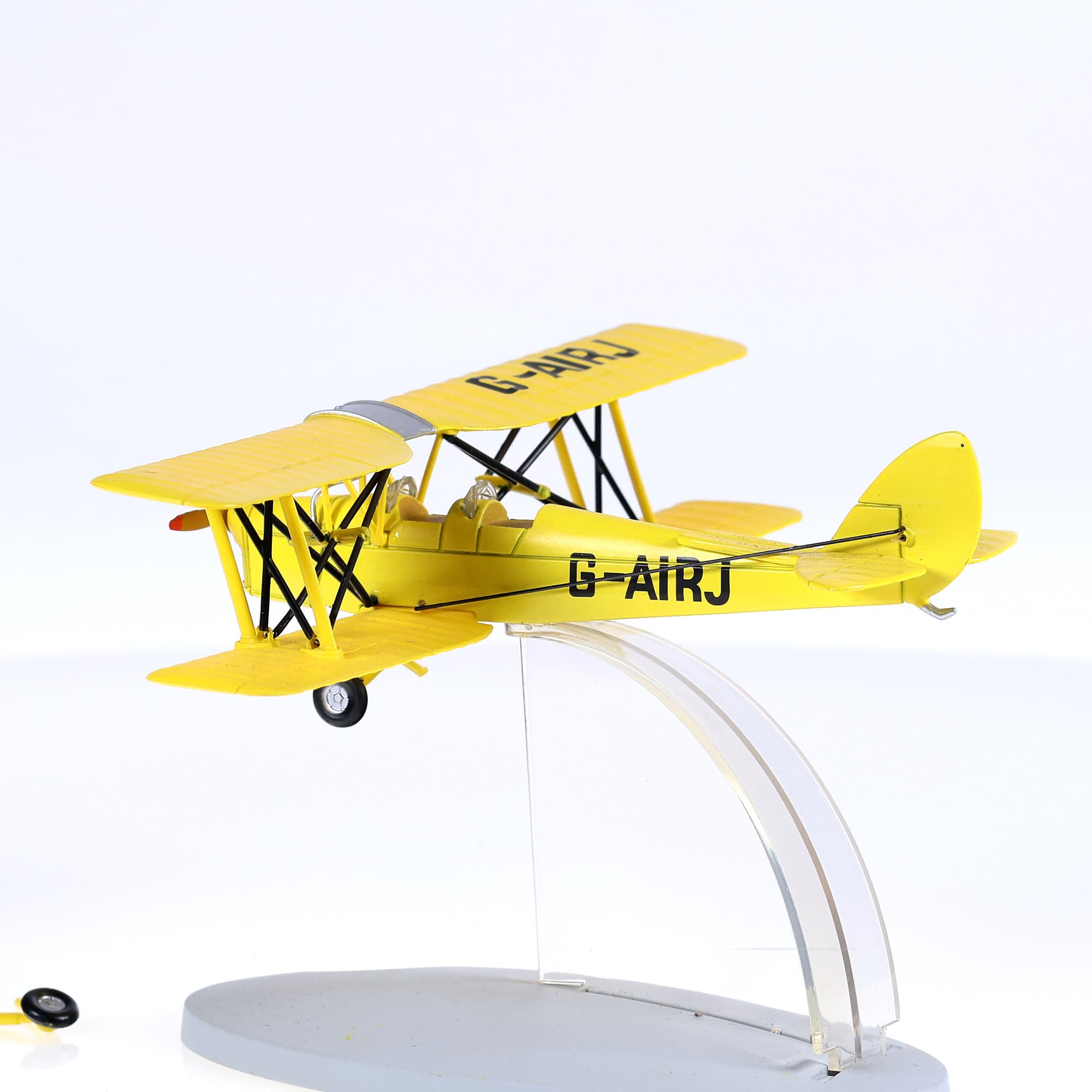 Hachette En Avion Tintin - Le biplan jaune - L'Ile Noire 1/60  — miniature 2