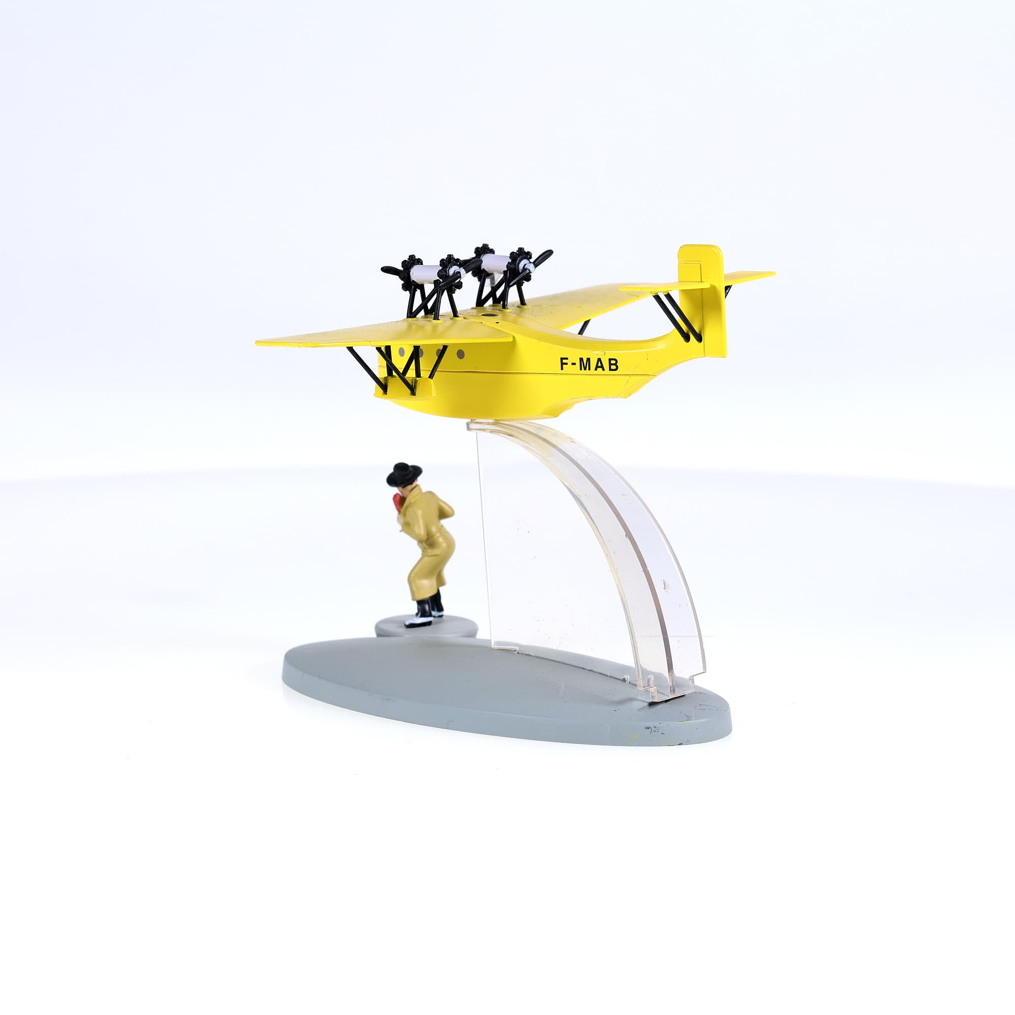 Moulinsart Tintin L'hydravion de la poste aérienne - L'Oreille cassée 1/200 — miniature 3