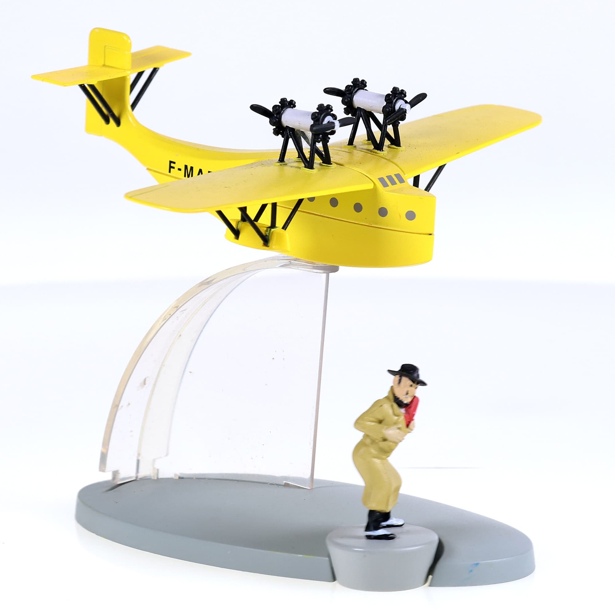 Moulinsart Tintin L'hydravion de la poste aérienne - L'Oreille cassée 1/200 — miniature 7
