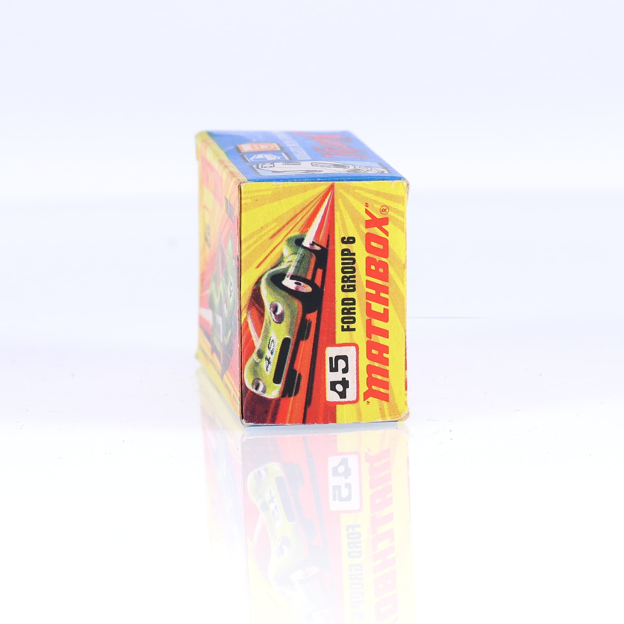 Matchbox 45 Ford Group 6 #45 1969 1/64 Rouge avec boîte — miniature 14