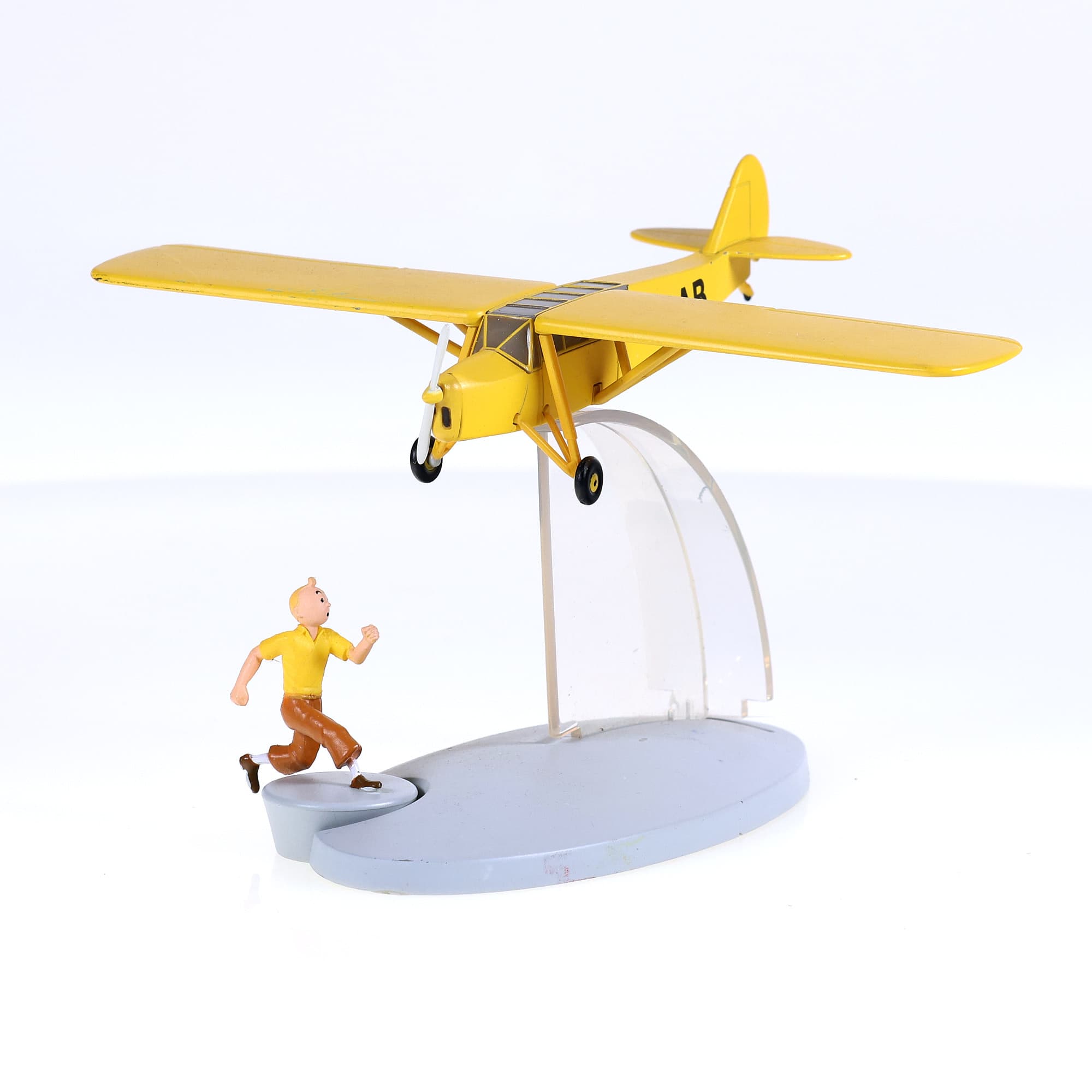 Hachette En Avion Tintin - L'avion orange - Les Cigares du Pharaon 1/72  — photo 1