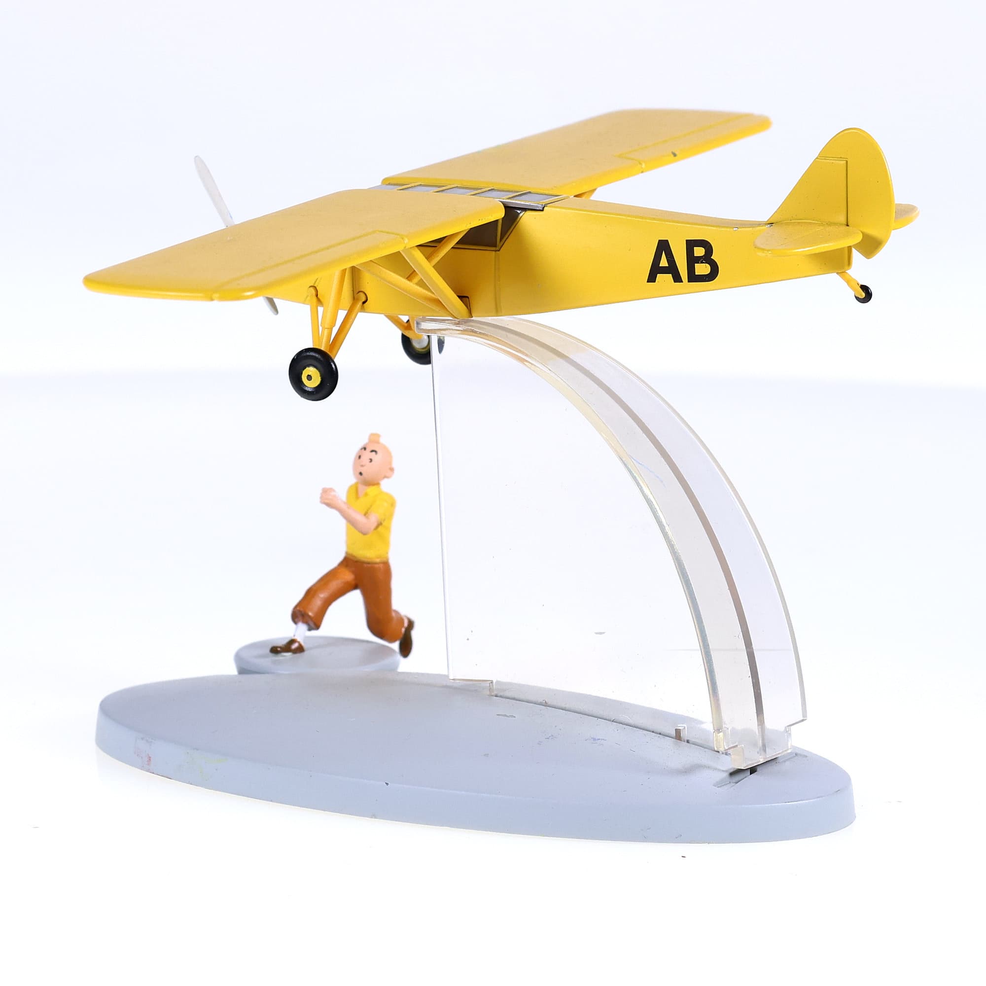 Hachette En Avion Tintin - L'avion orange - Les Cigares du Pharaon 1/72  — miniature 2