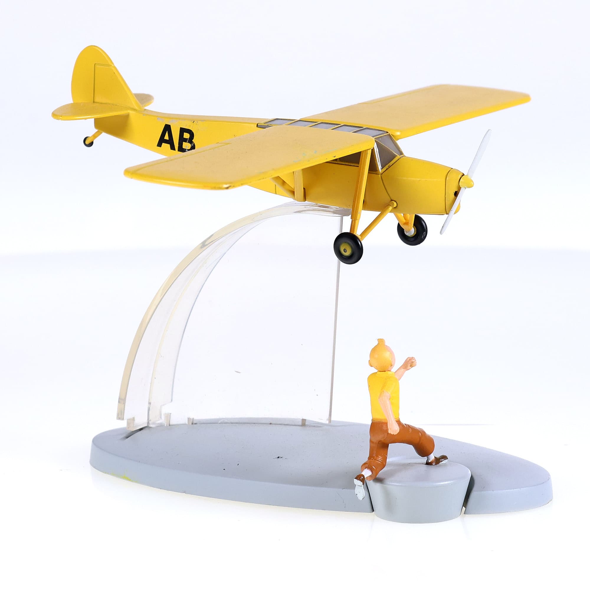 Hachette En Avion Tintin - L'avion orange - Les Cigares du Pharaon 1/72  — miniature 4