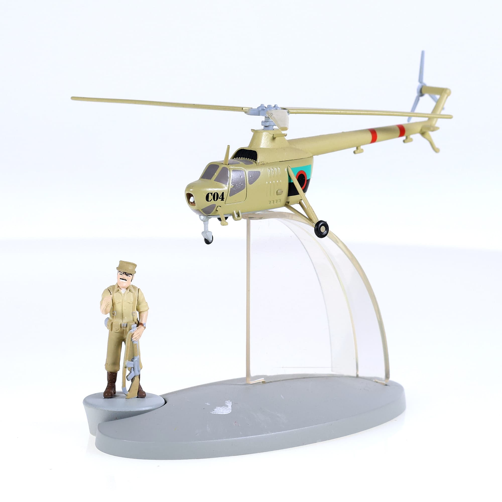 Moulinsart Tintin L'hélicoptère - Tintin et les Picaros 2014 1/100