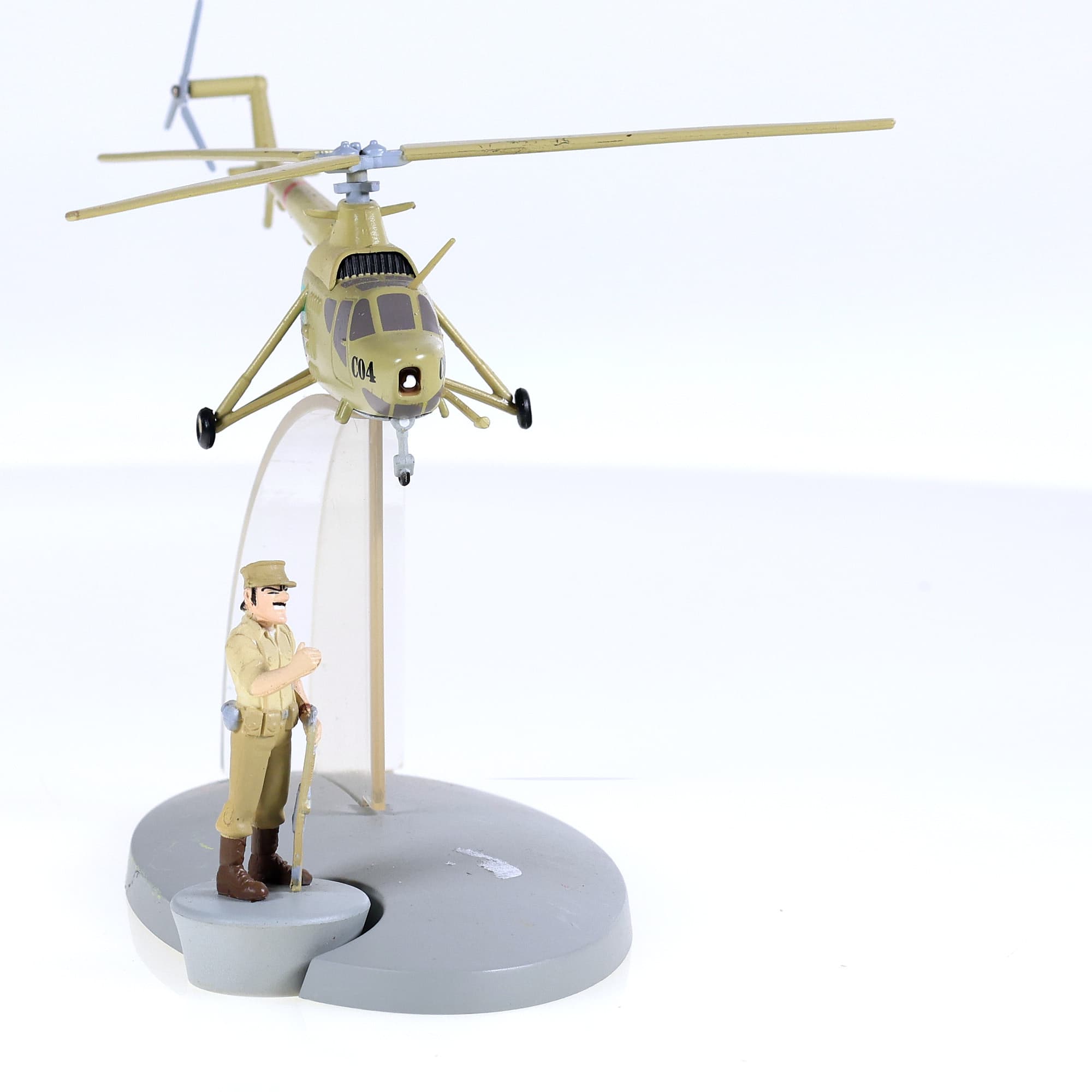 Moulinsart Tintin L'hélicoptère - Tintin et les Picaros 2014 1/100 — miniature 8