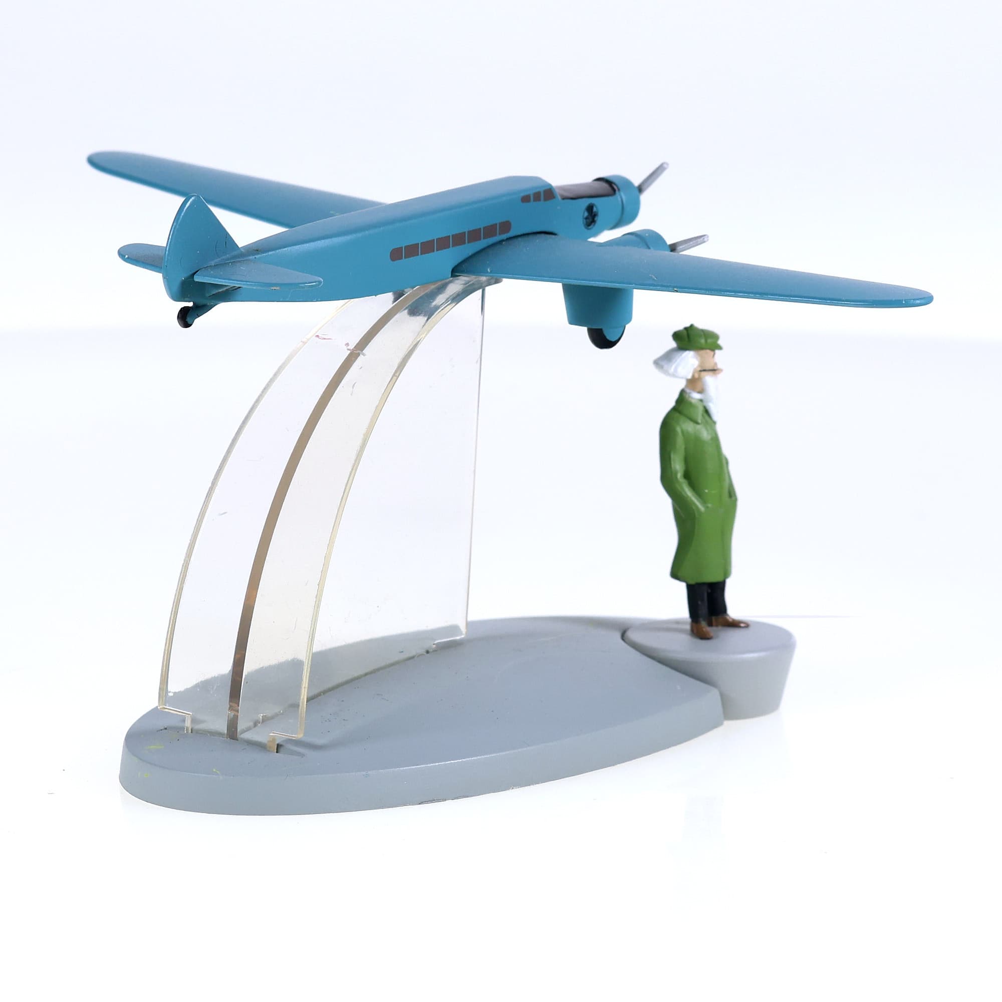 Hachette En Avion Tintin - Le trimoteur gris - Le Sceptre d'Ottokar 1/200  — miniature 3