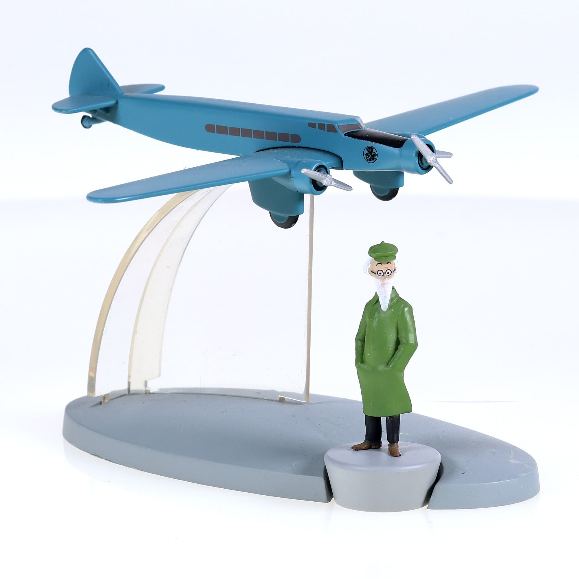 Hachette En Avion Tintin - Le trimoteur gris - Le Sceptre d'Ottokar 1/200  — miniature 4