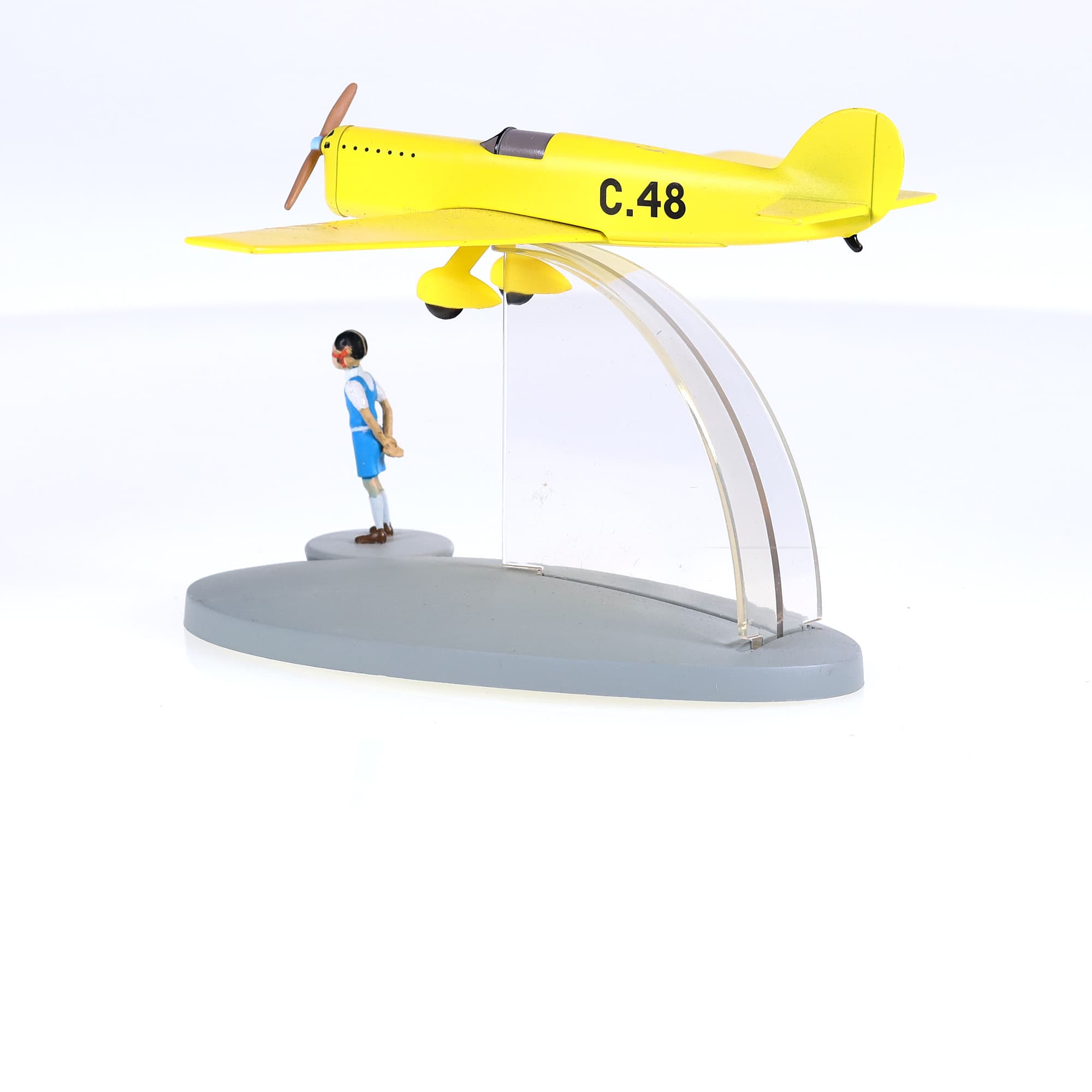 Hachette En Avion Tintin - Le prototype C 48 de Jo, Zette & Jocko 1/72  — miniature 2