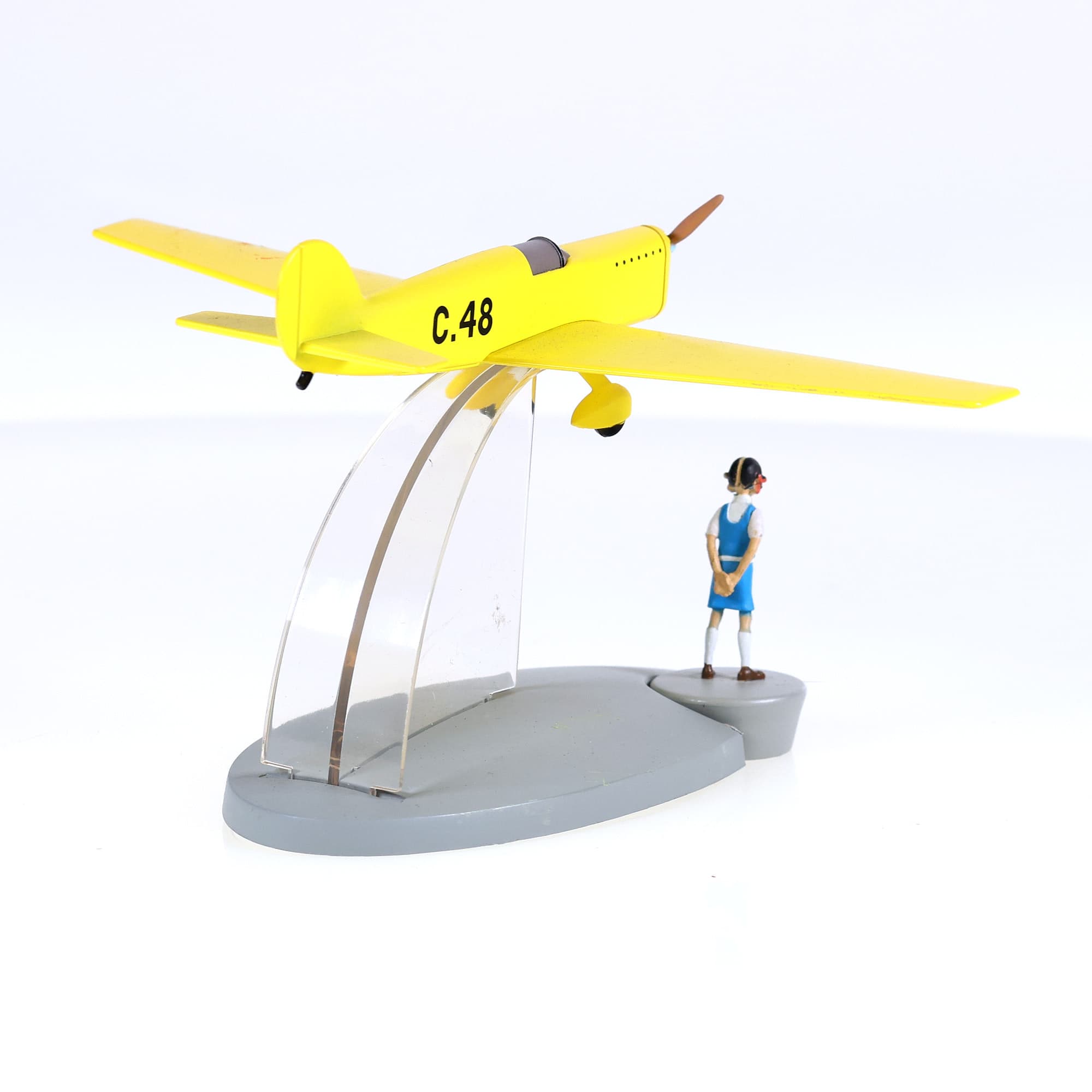 Hachette En Avion Tintin - Le prototype C 48 de Jo, Zette & Jocko 1/72  — miniature 3