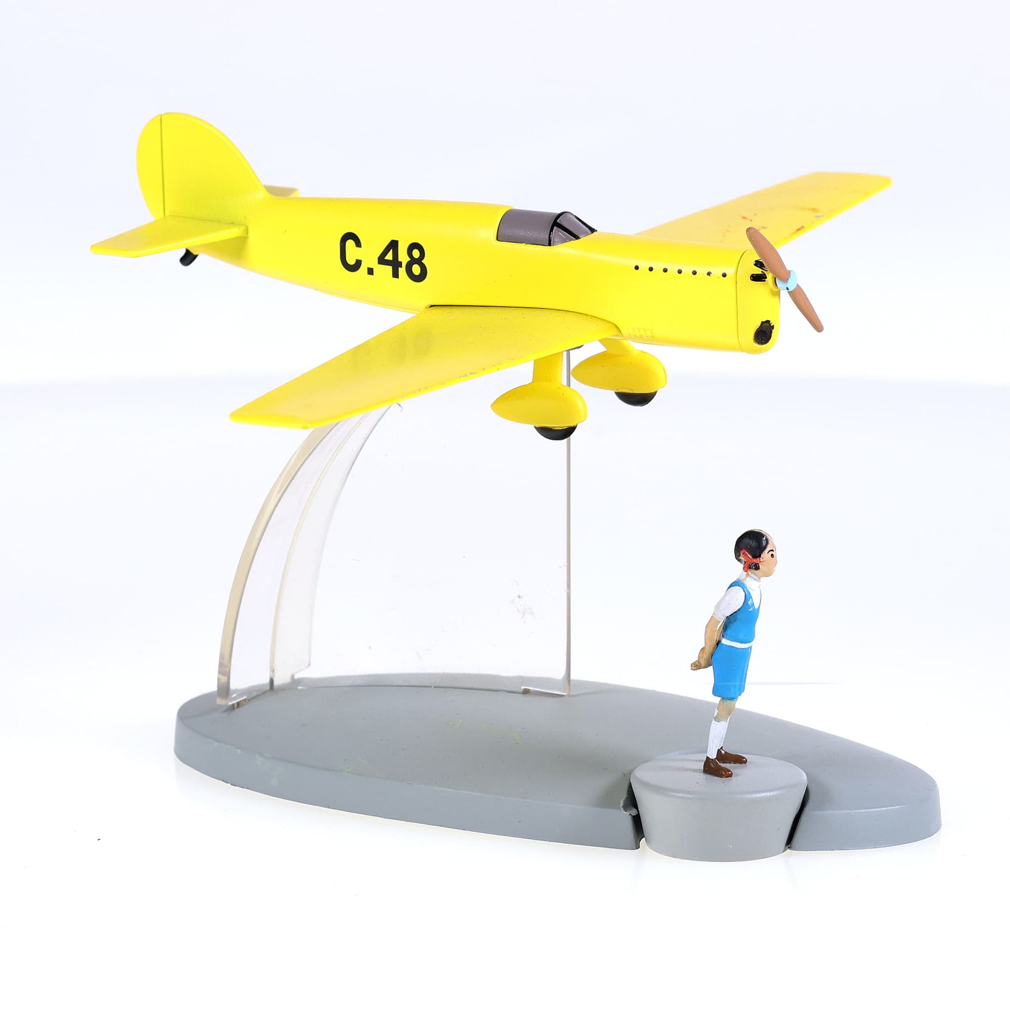 Hachette En Avion Tintin - Le prototype C 48 de Jo, Zette & Jocko 1/72  — miniature 4