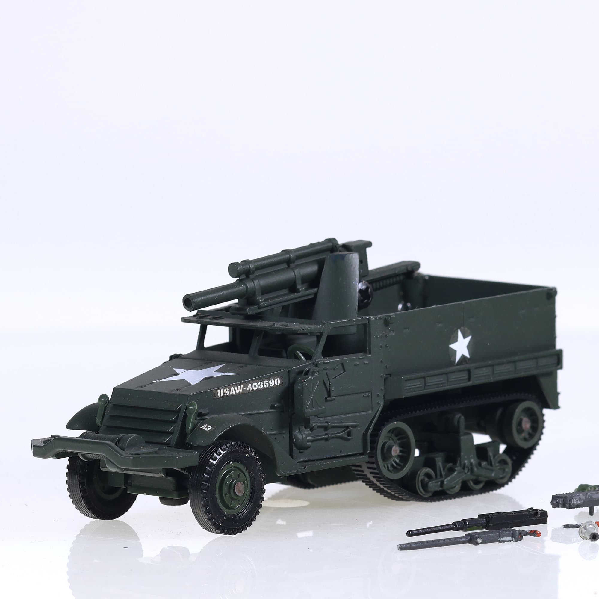 Solido 244 Half Track M3 US T 19 1/50 Vert — miniature 5