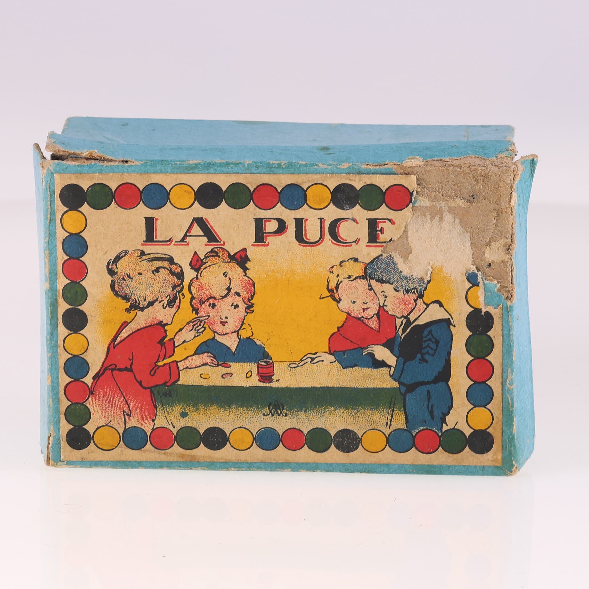 Dondorf  jeu de cartes Patience et jeu ancien La Puce Grade B avec boîte — miniature 10