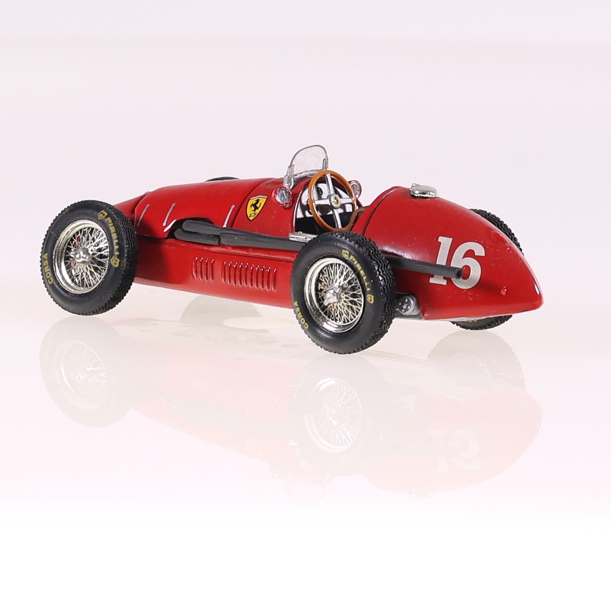 Quartzo Ferrari F1 500 #16 1/43 Rouge sans boîte — miniature 3