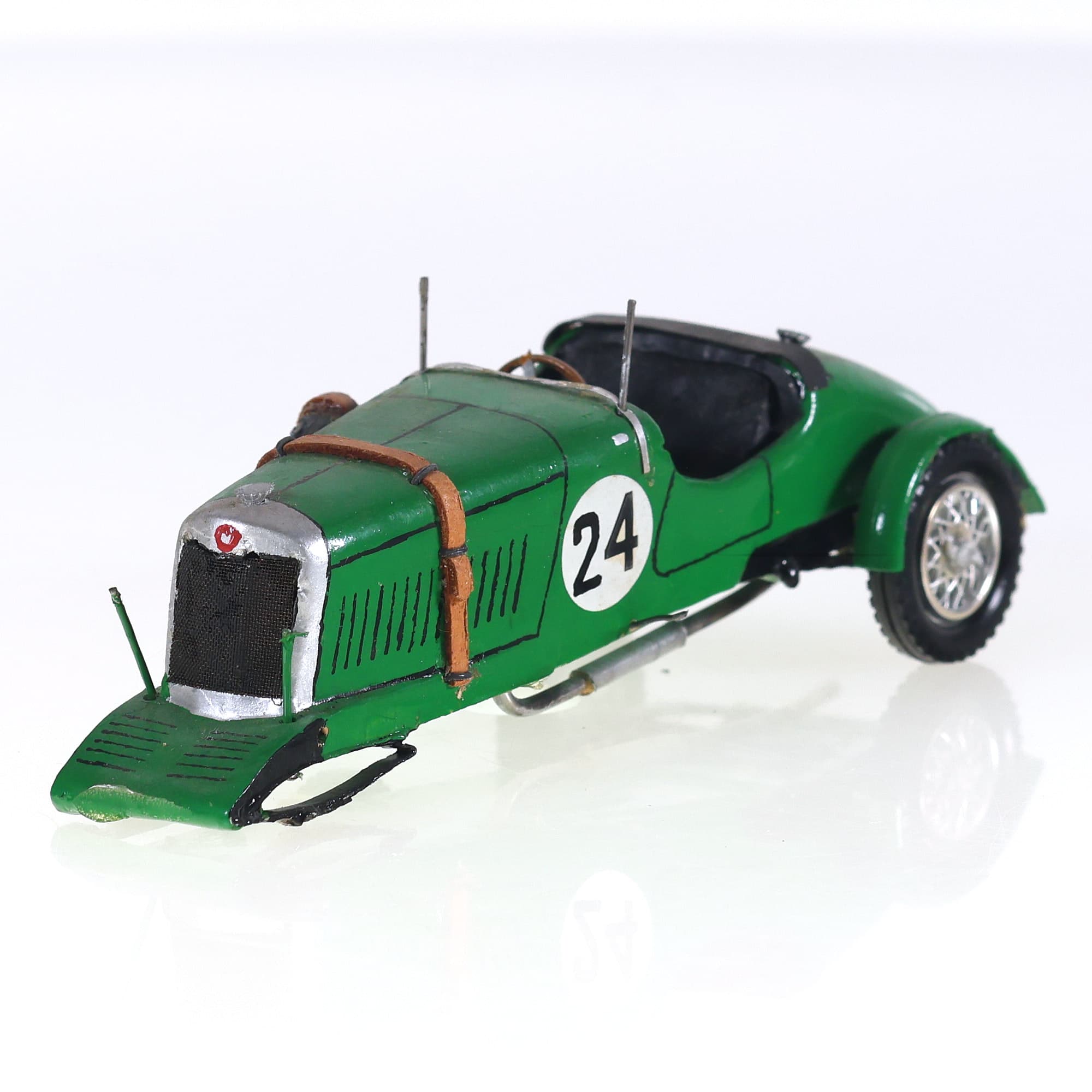 Mercator Lea Francis Sports "Type-S" 1.5L Supercharged #24 1928 1/43 Vert bois — photo 1