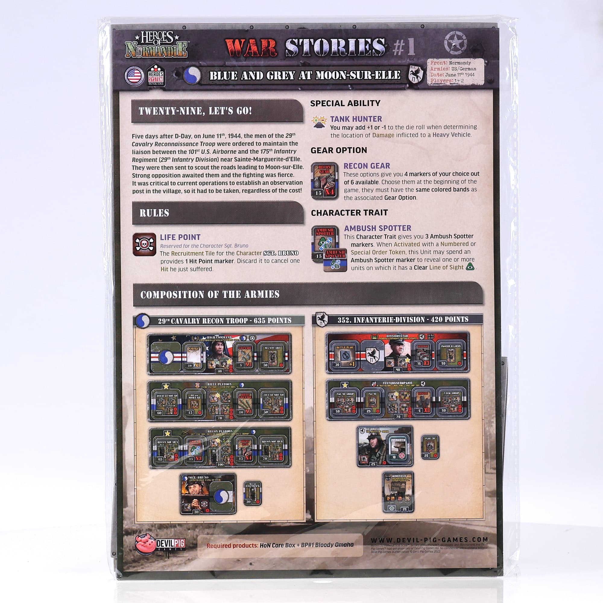 Devil Pig Games War Stories #01 – Blue and Grey neuf 
