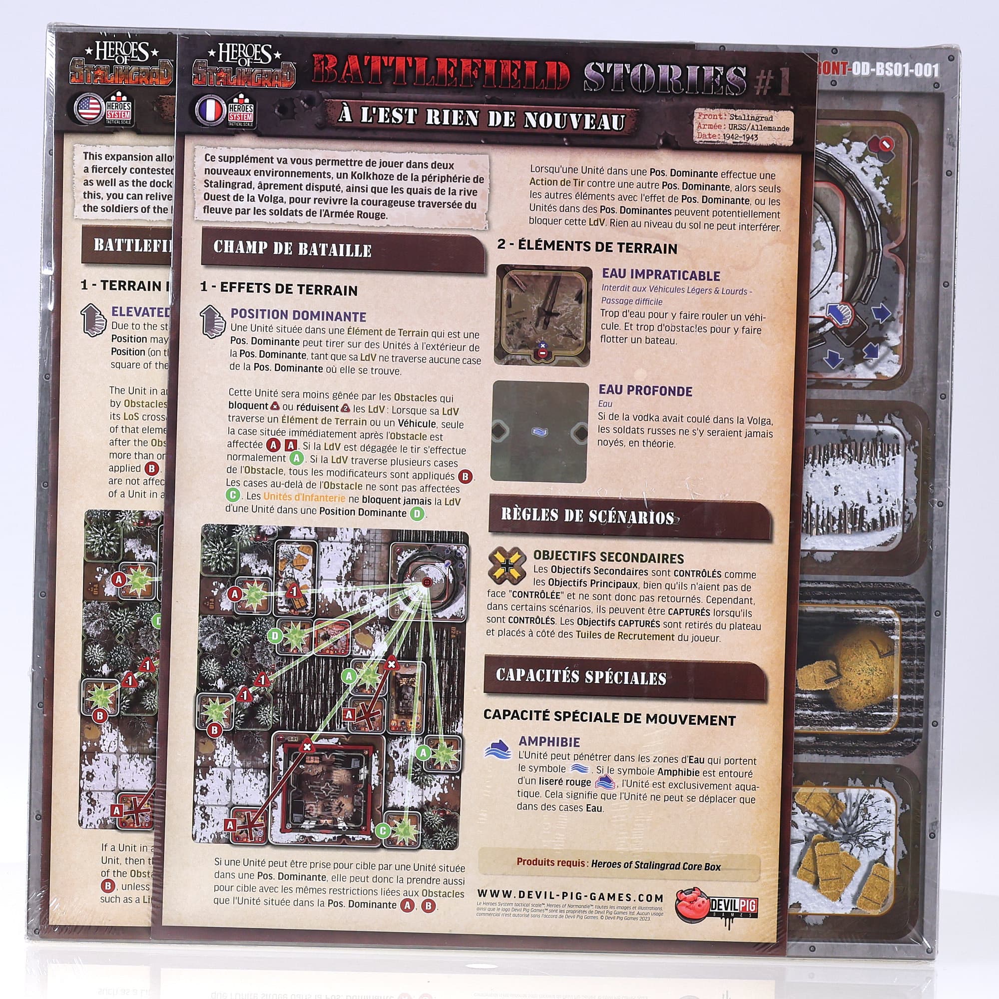 Devil Pig Games Battlefield Stories #01 ( FR & EN )  Grade S neuf sans boîte