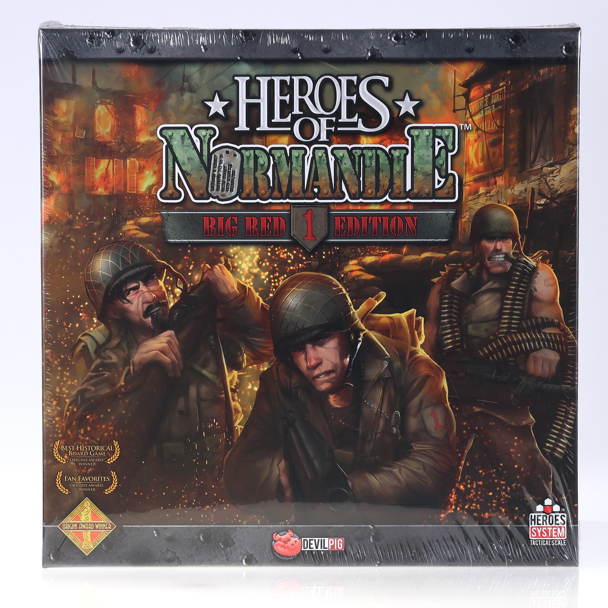 Heroes of World War II big red 1 edition core box  (version francaise) Grade S — photo 1