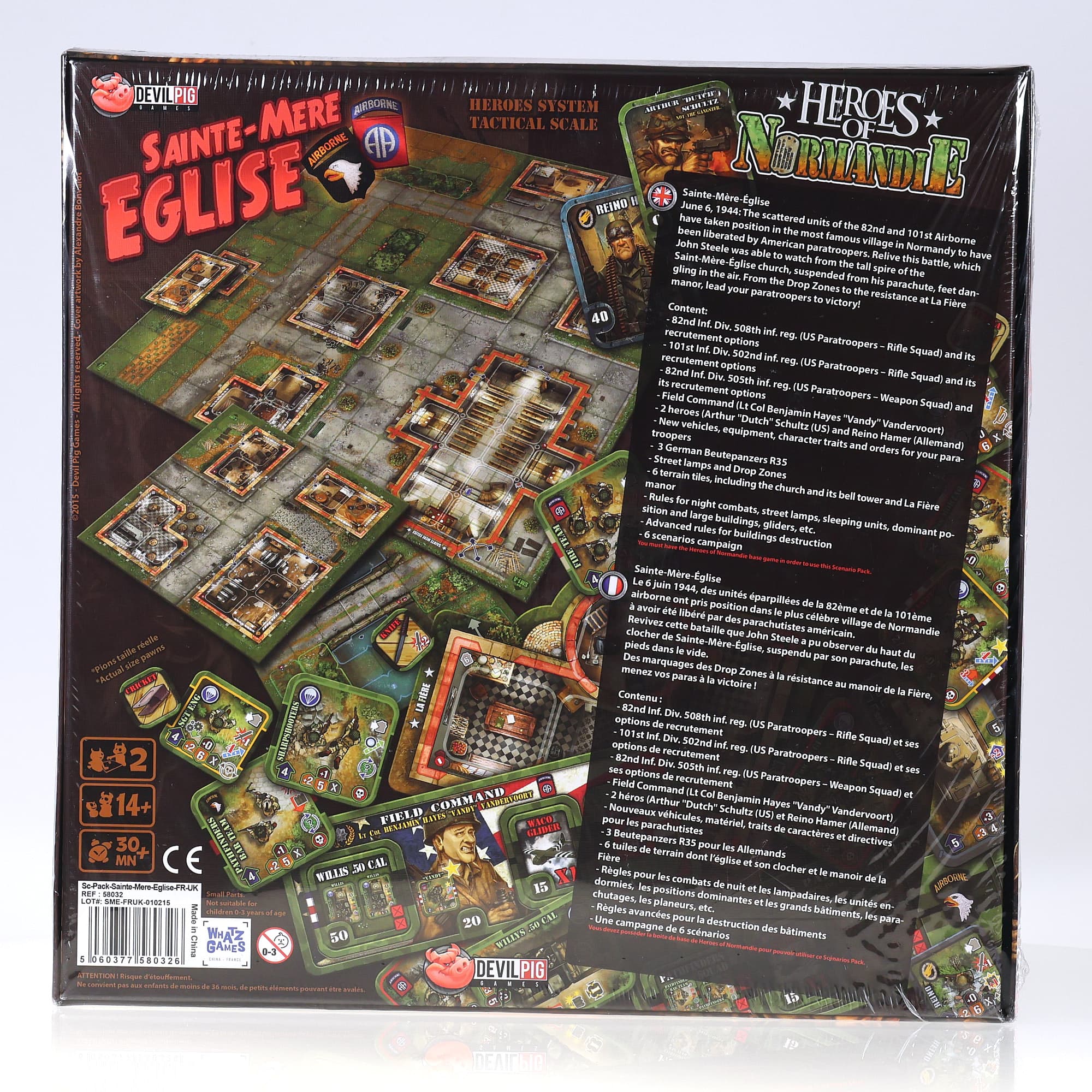 Devil Pig Games Heroes of Normandie Sainte-Mère-Église neuf  ( FR & EN ) — miniature 3
