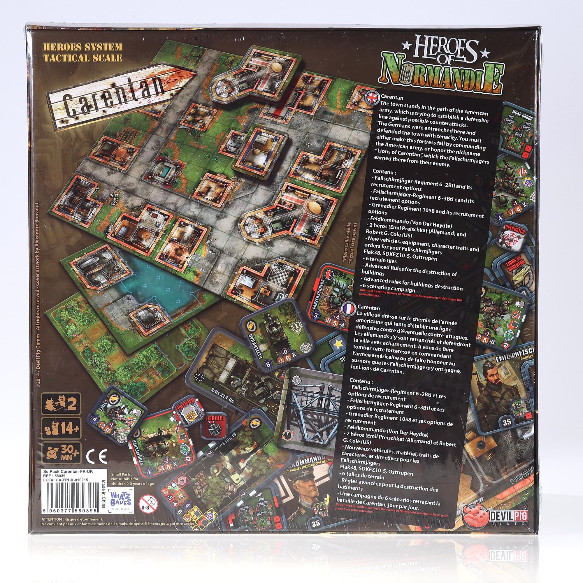 Devil Pig Games 58039 Heroes of Normandie Carentan Grade S neuf avec boîte — miniature 3