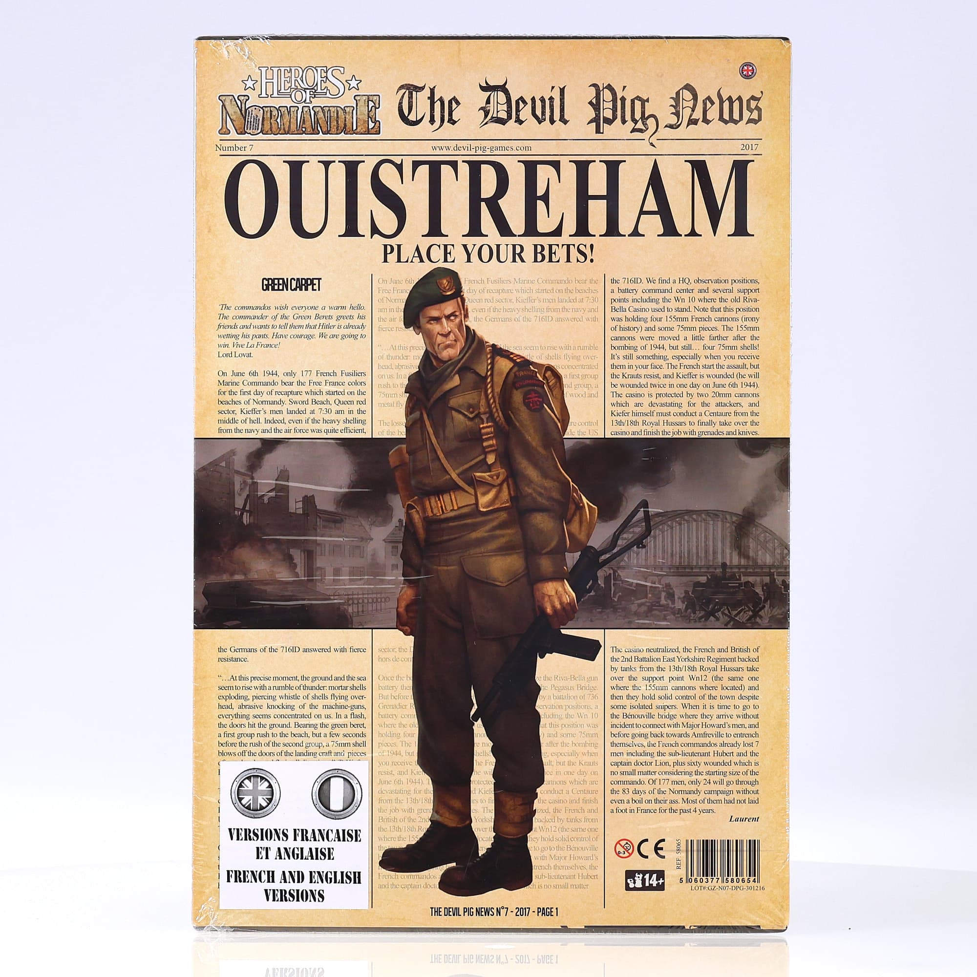 Devil Pig Games Devil Pig News #7 – Ouistreham gazette  Grade S neuf avec boîte