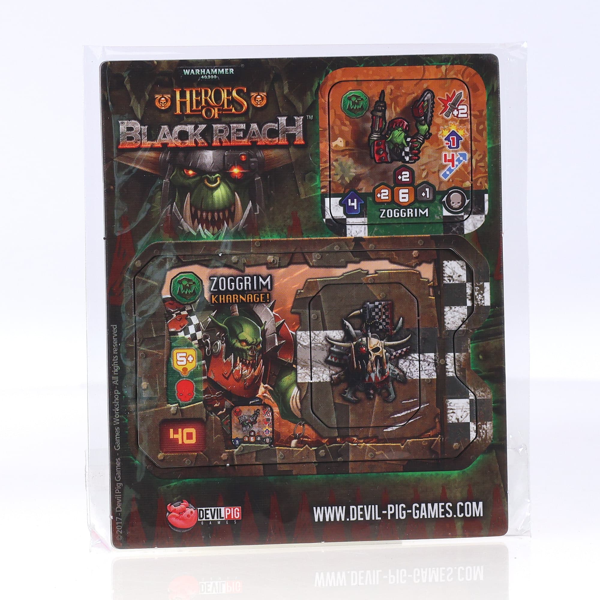 Devil Pig Games Heroes of Black Reach Promotional Zogrim Grade S neuf avec boîte
