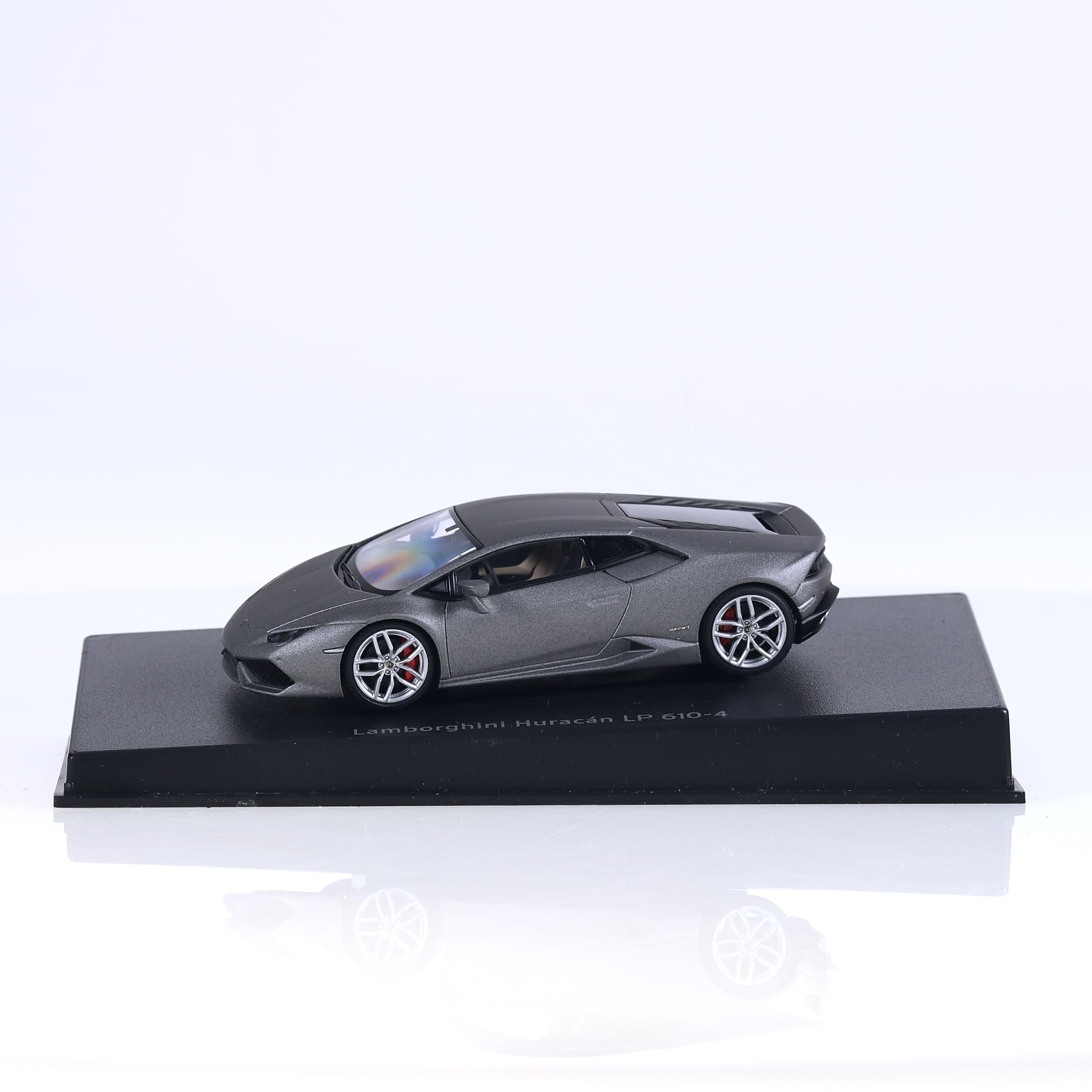 AUTOart 54602 Lamborghini Huracán LP 610-4 (Grigio Titans/Matt Grey) 1/43 Gris — miniature 2