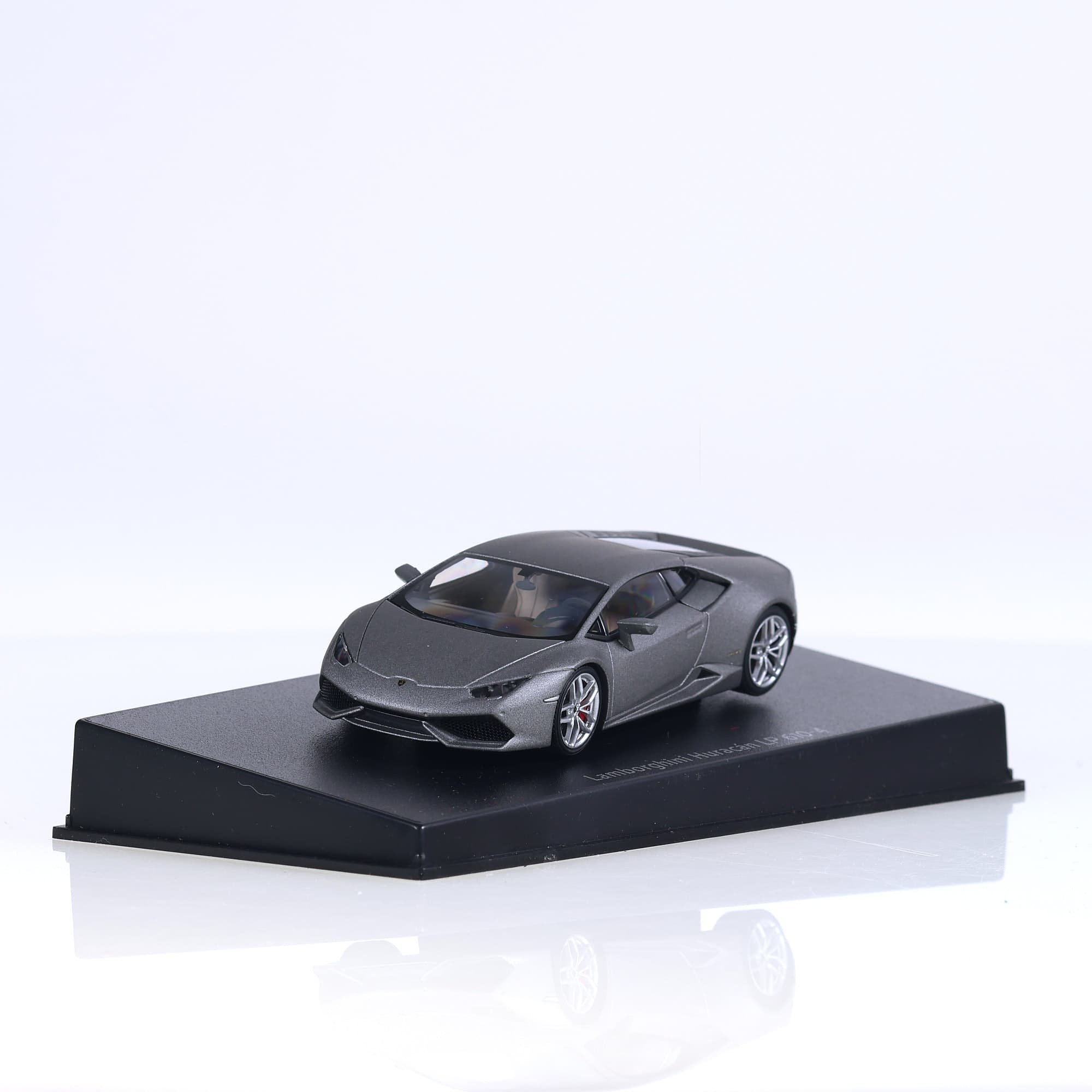 AUTOart 54602 Lamborghini Huracán LP 610-4 (Grigio Titans/Matt Grey) 1/43 Gris — miniature 9
