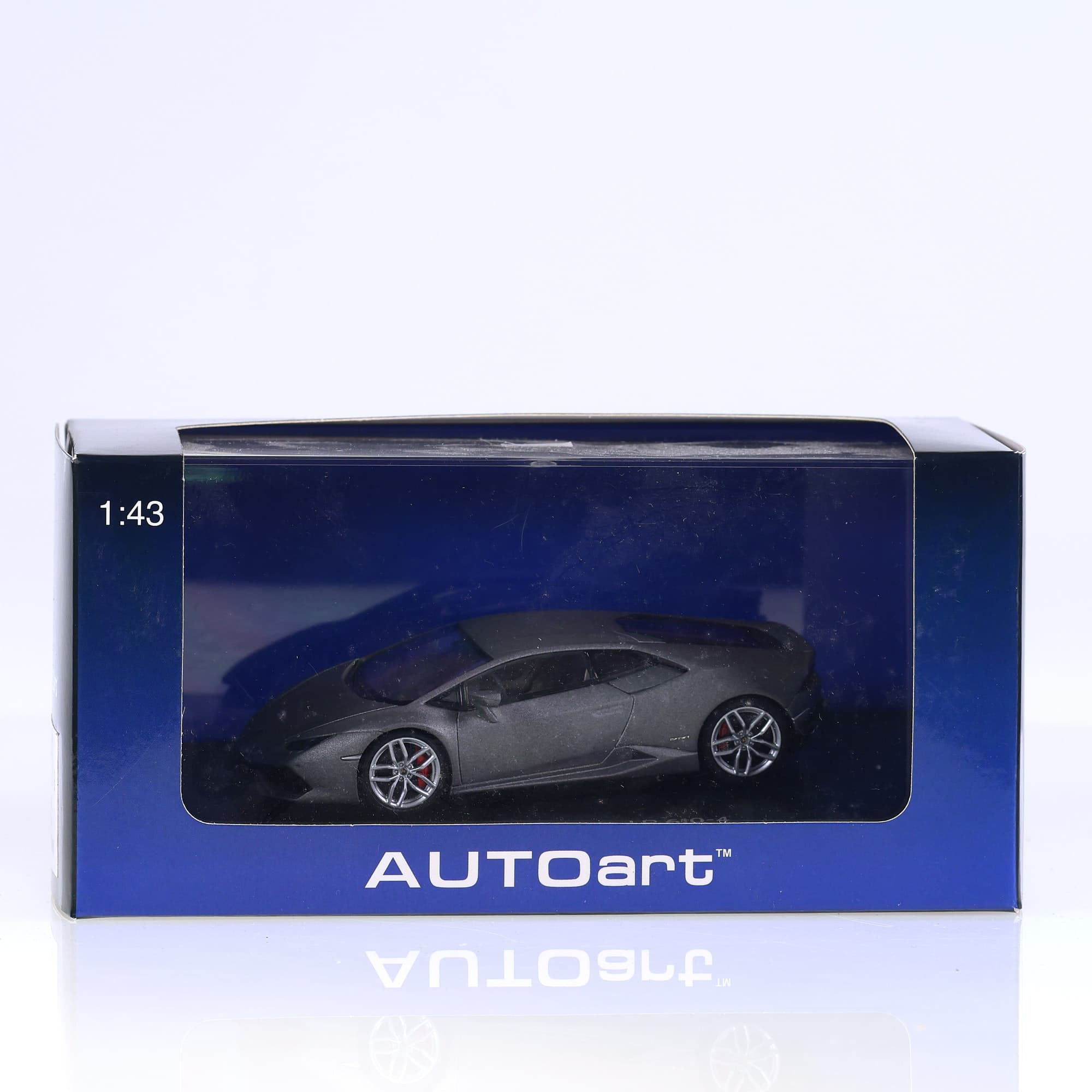 AUTOart 54602 Lamborghini Huracán LP 610-4 (Grigio Titans/Matt Grey) 1/43 Gris — miniature 10