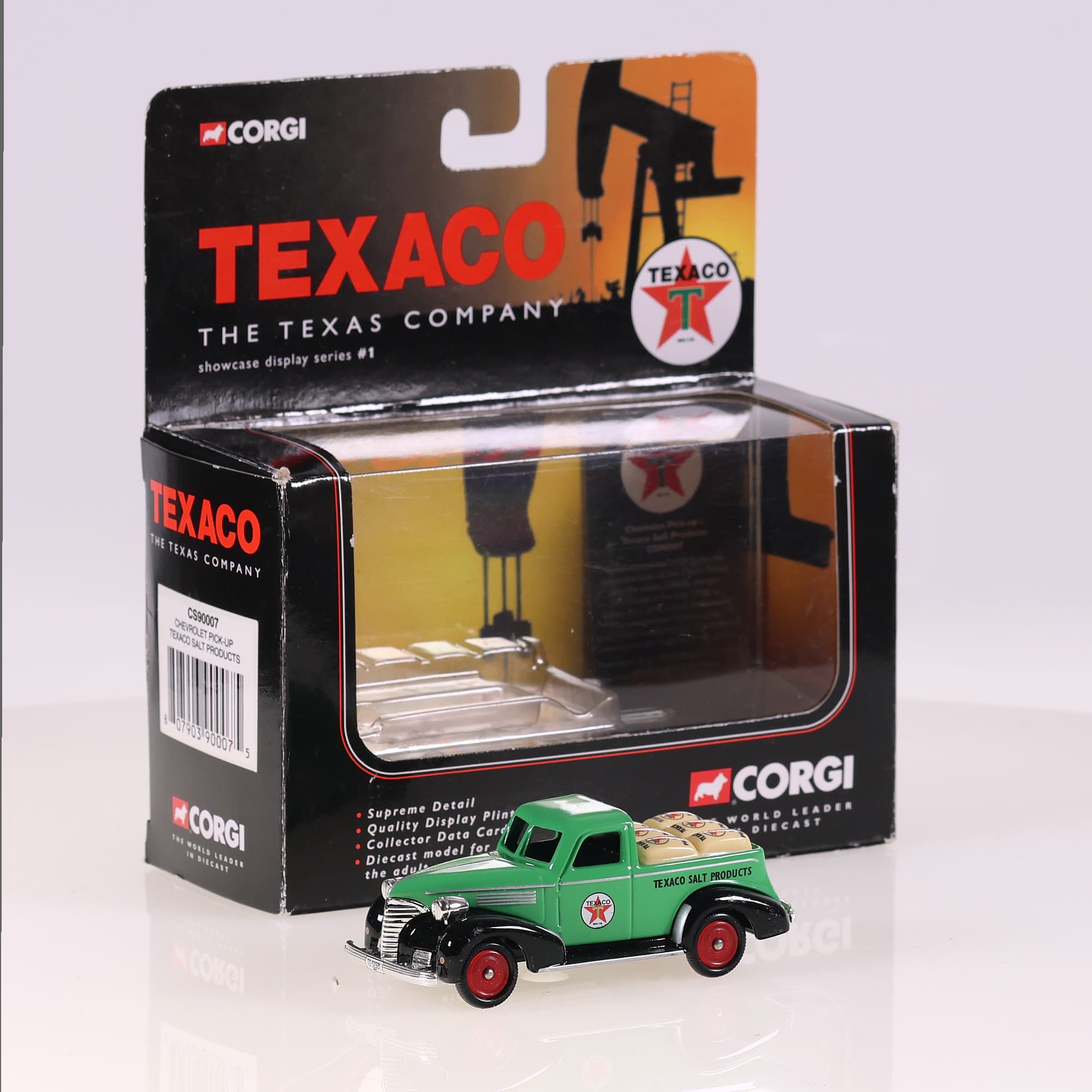 Corgi CS90007 Texaco Chevrolet Pick-Up Salt Products 1/43 Bicolore avec boîte — photo 1