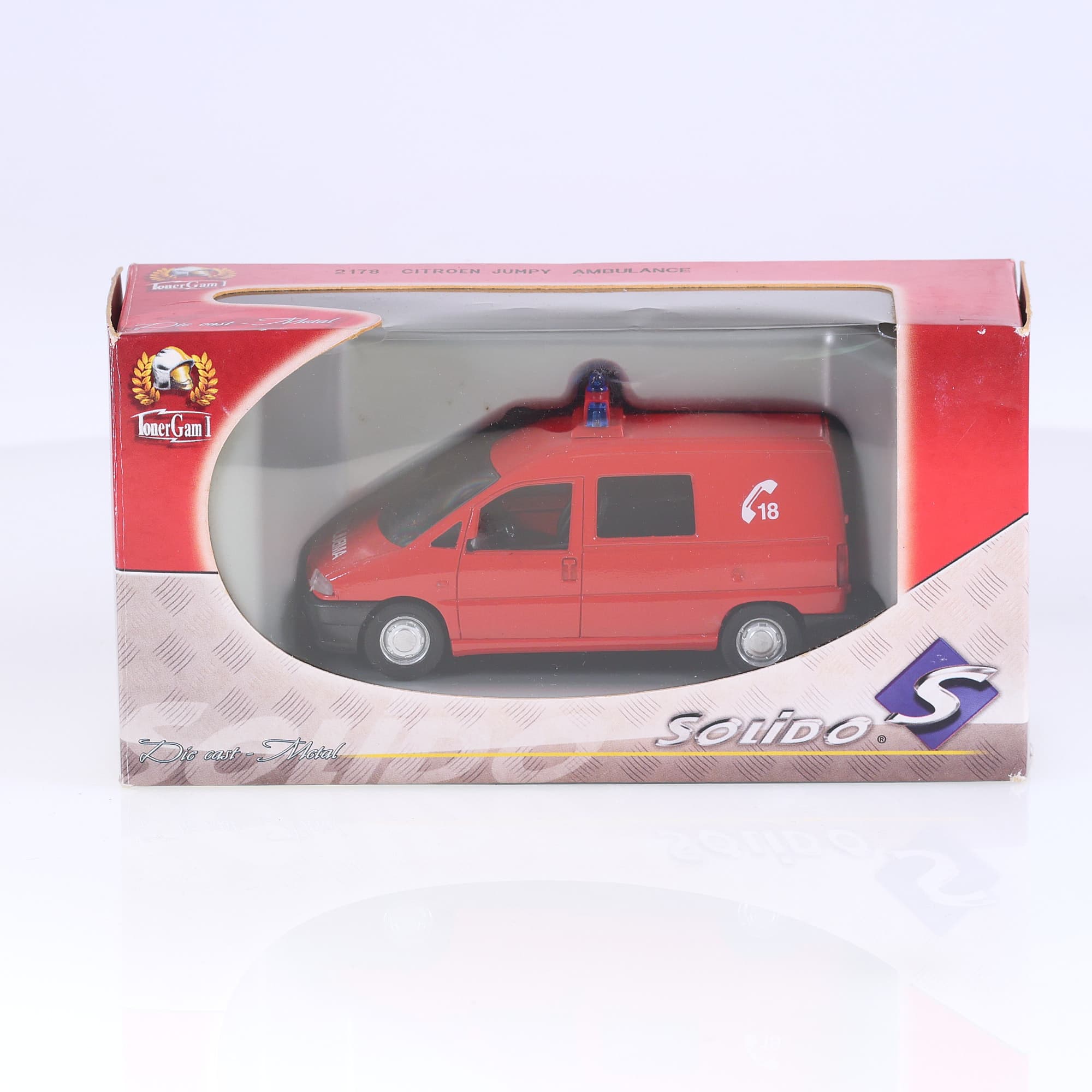 Solido - n°2178 - Citroën Jumpy Ambulance 1/43 avec boîte — miniature 11