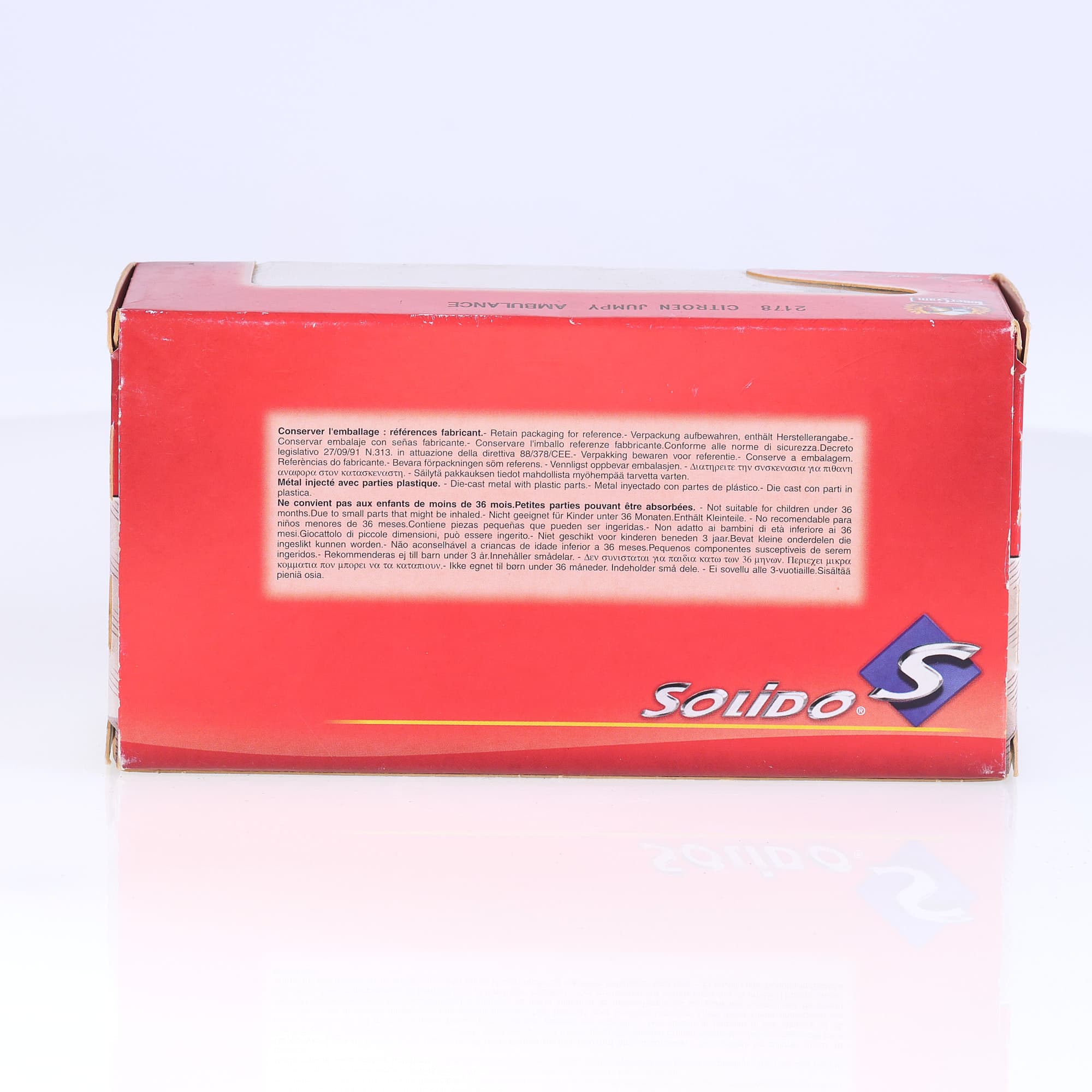 Solido - n°2178 - Citroën Jumpy Ambulance 1/43 avec boîte — miniature 13