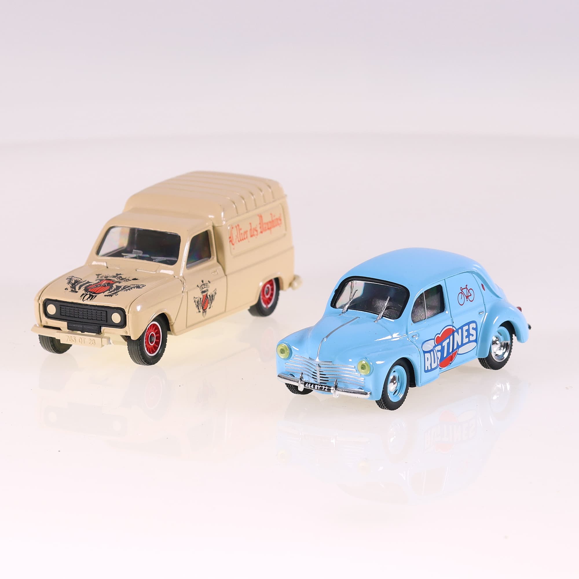 Solido Renault 4 Fourgonnette Cellier des dauphins Eligor 4CV Rustines 1/43 