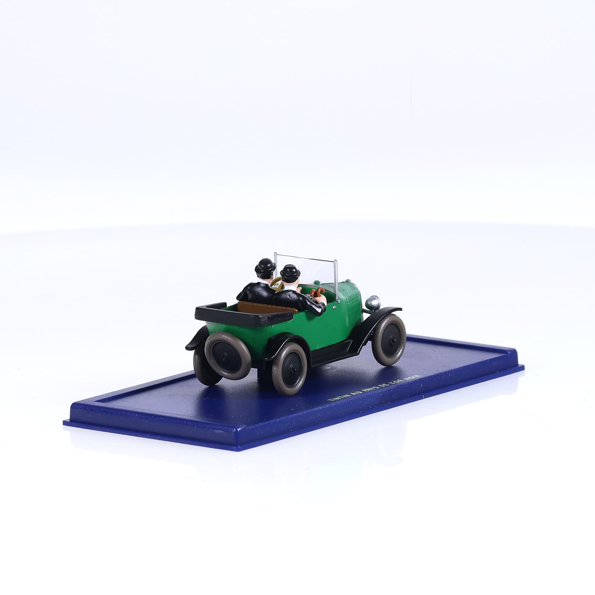 Atlas Tintin Citroën torpedo des Dupondt - Tintin au pays de l'Or noir 1/43 Vert — miniature 5