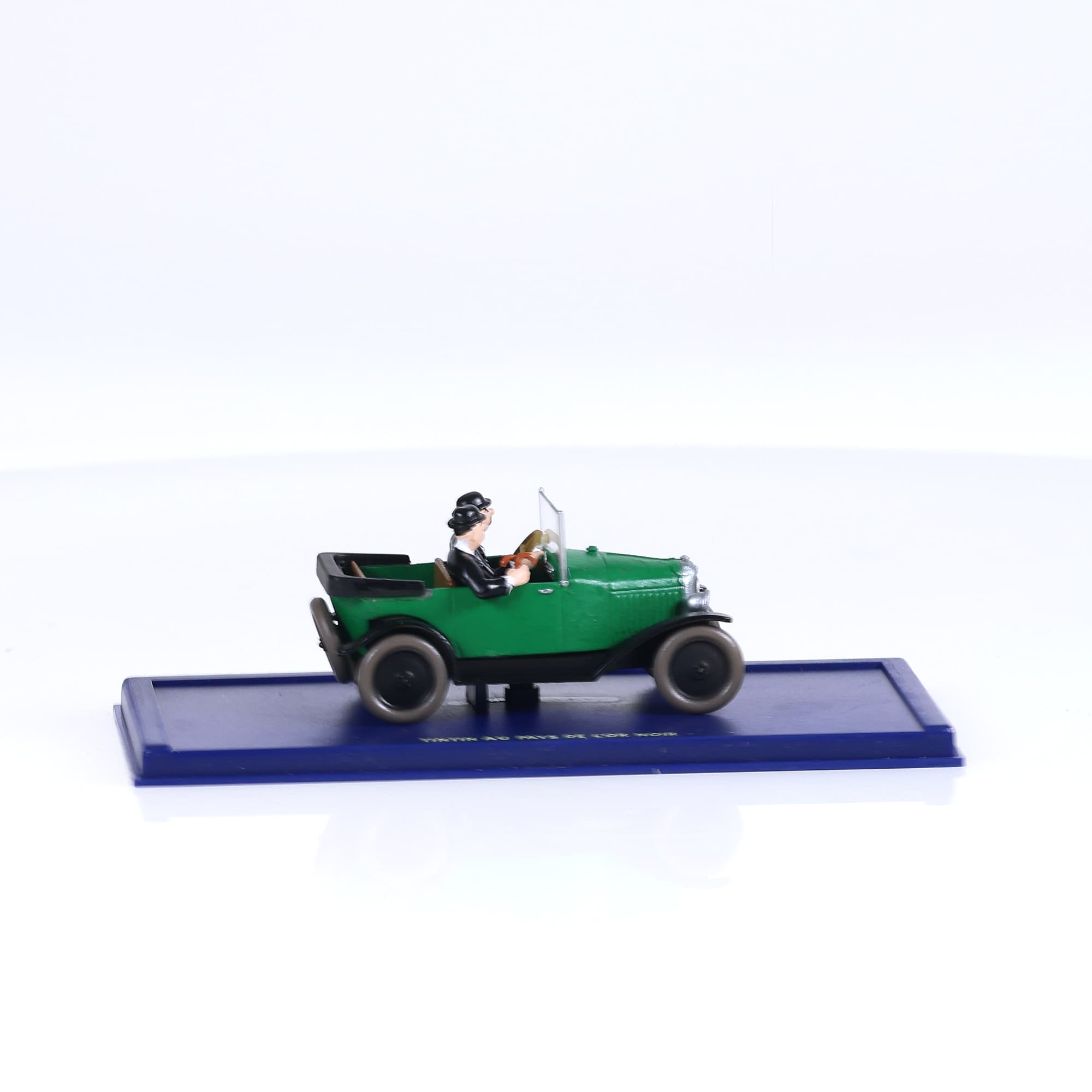 Atlas Tintin Citroën torpedo des Dupondt - Tintin au pays de l'Or noir 1/43 Vert — miniature 6