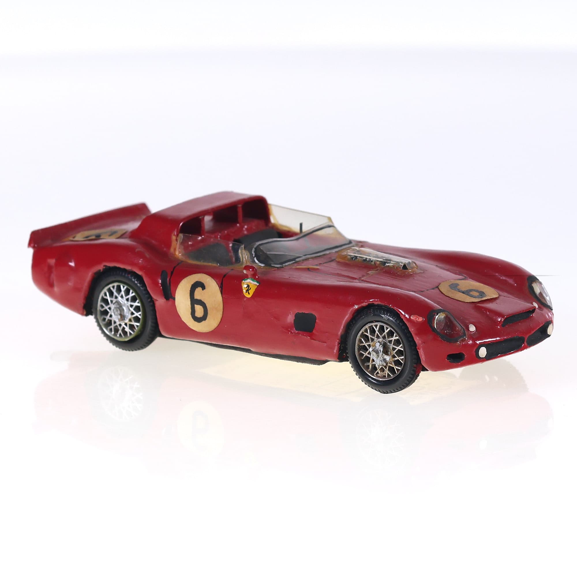 RD Marmande Ferrari V2.4 L Sports #6 1962 1/43 Rouge — miniature 7