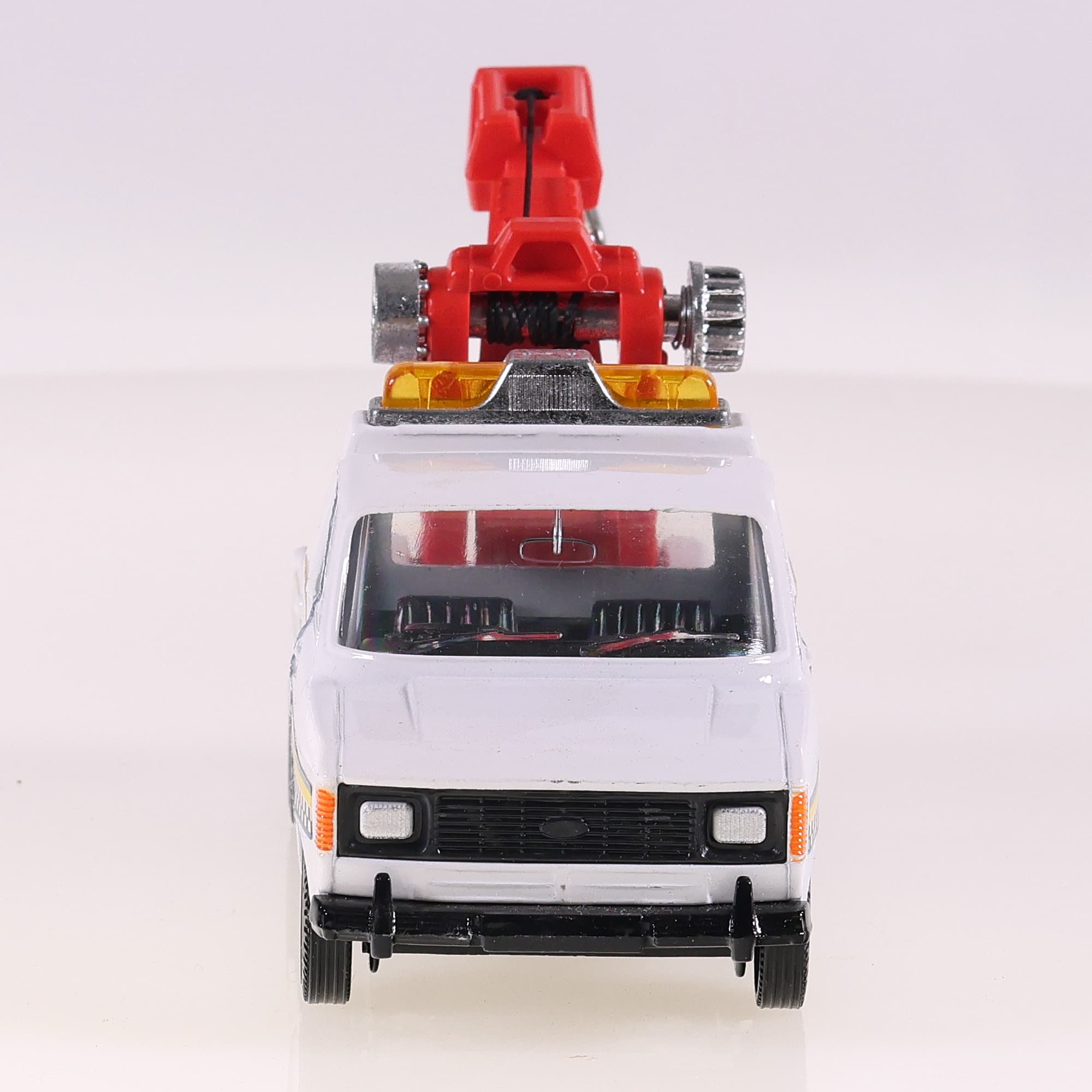 Corgi C1140/2 Ford Transit Wrecker Police Rescue 1984 15,5 cm Blanc avec boîte — miniature 8