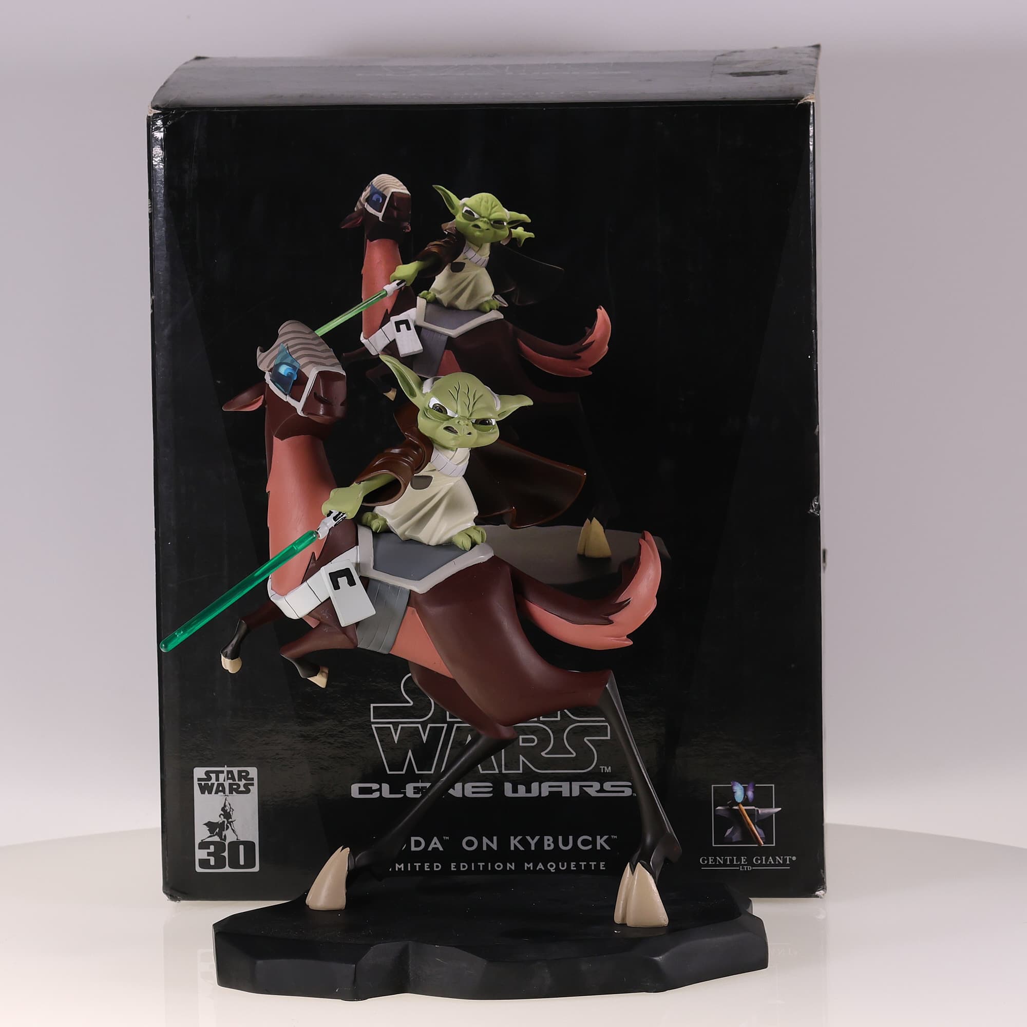 Clone Wars - Yoda on Kybuck - Limited Edition Maquette Grade B avec boîte